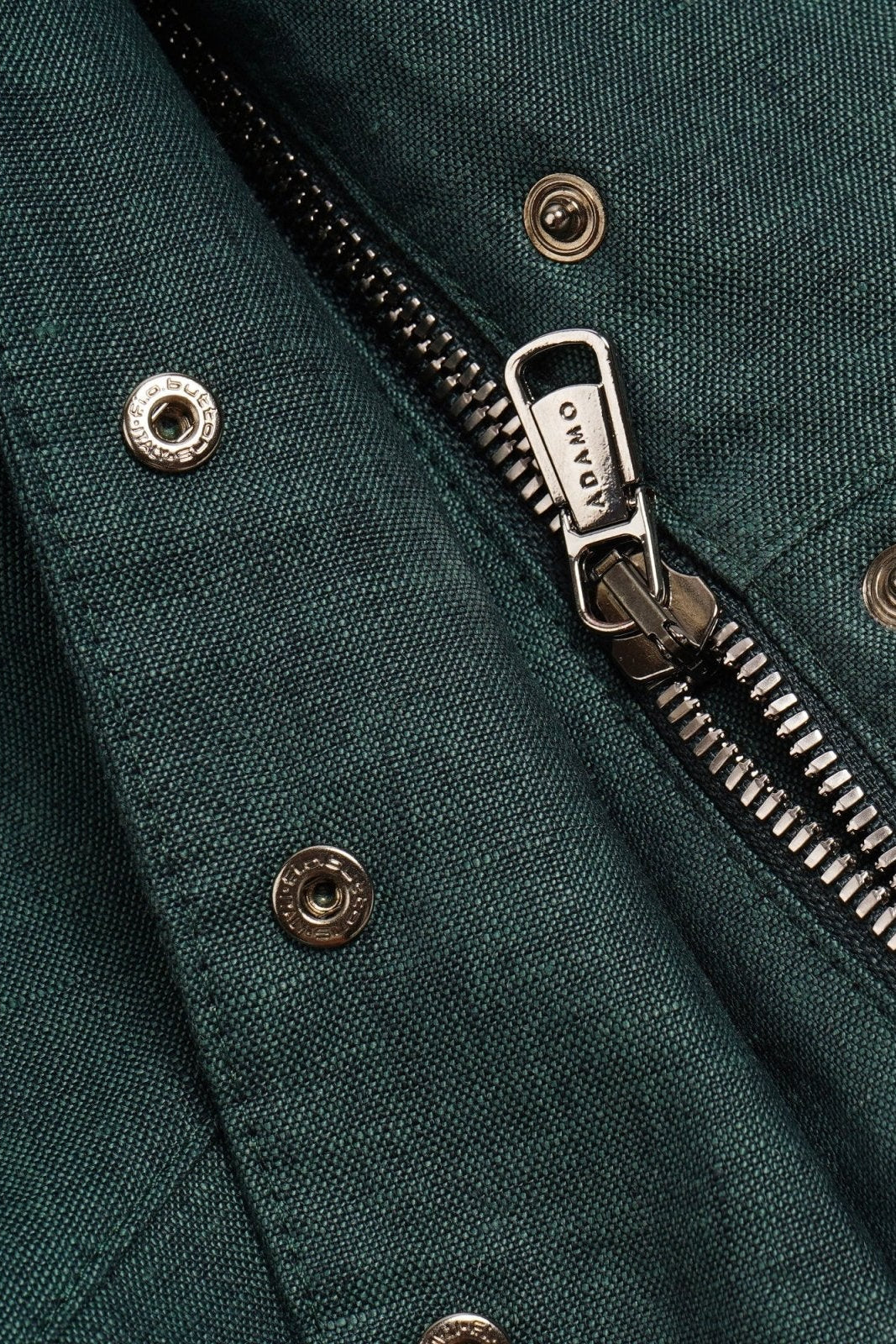 Green Linen Jacket - ADAMO