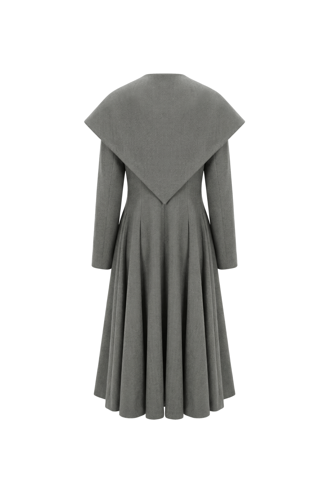 Grey Empress Tailored Dress - ADAMO