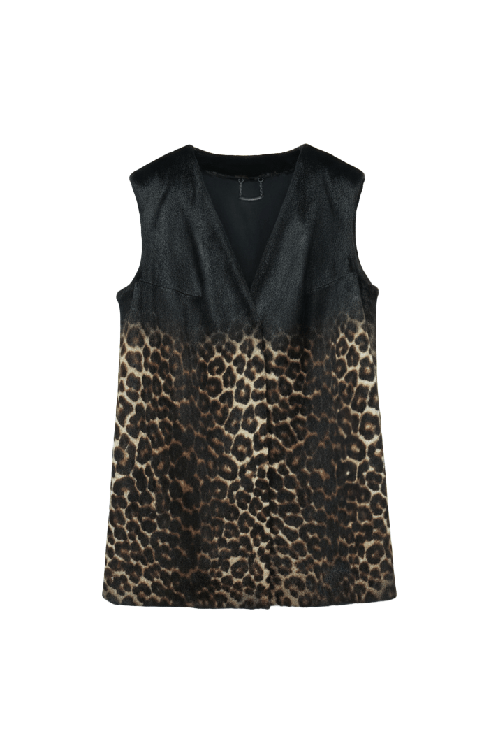 Leopard Ombra Gilet - ADAMO