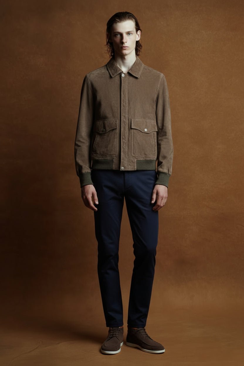 Mareno Suede Bomber - ADAMO