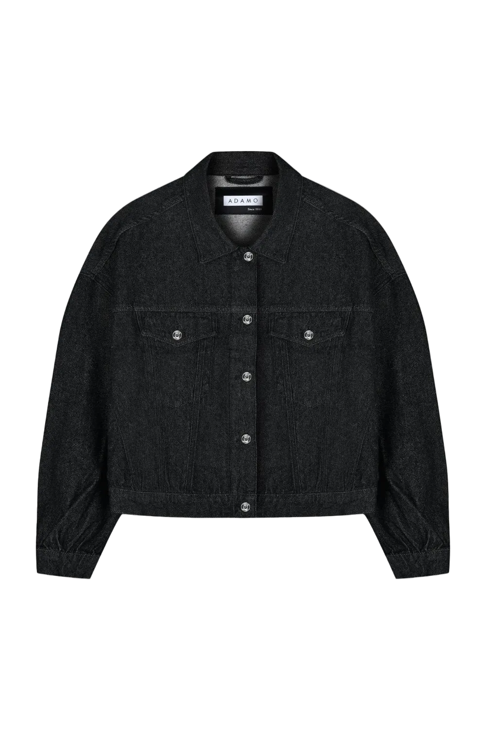 Midnight Cropped Denim Jacket - ADAMO