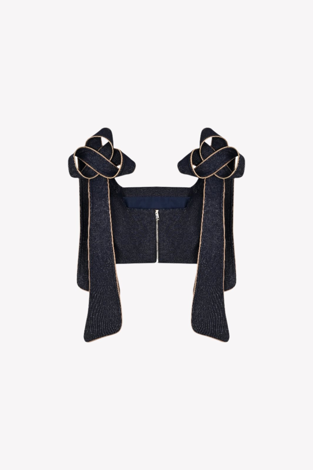 Midnight Navy Denim Top - ADAMO