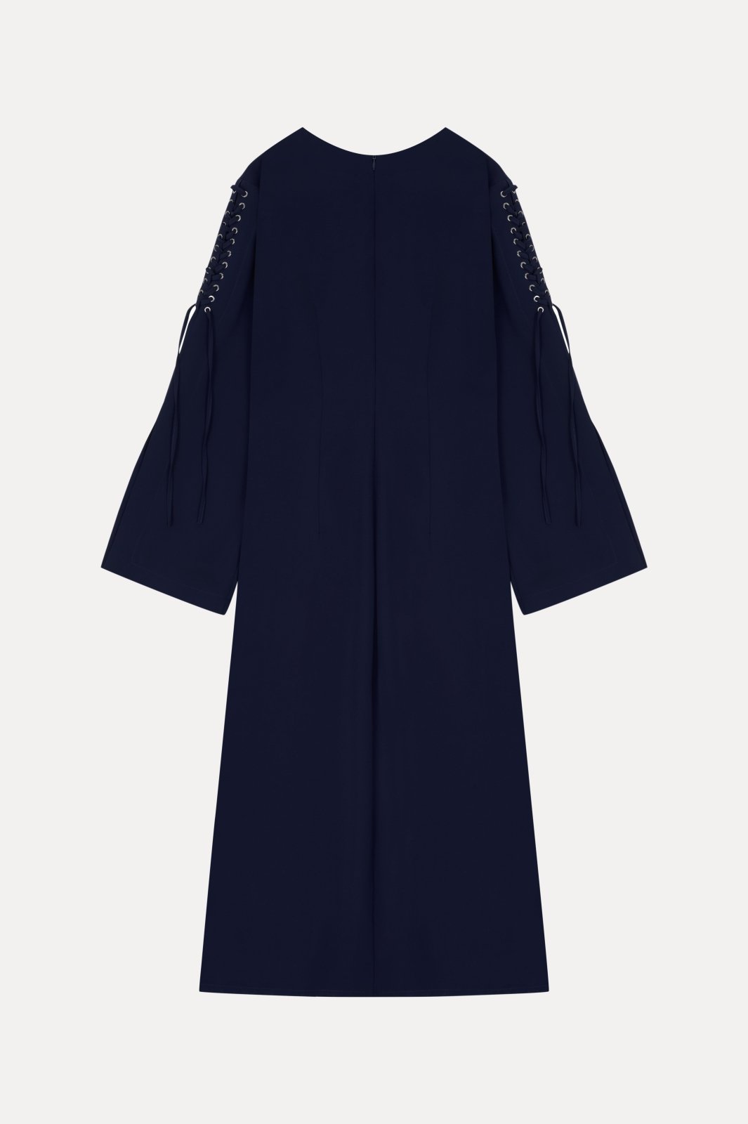 Midnight Navy Lace - Up Kaftan Dress - ADAMO