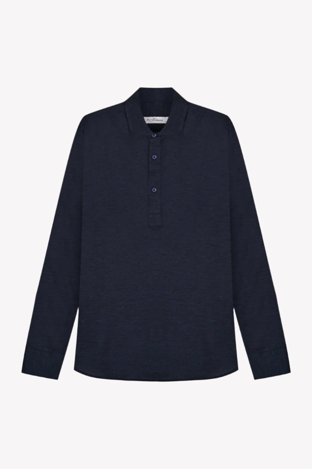 Midnight Navy Wool Polo - ADAMO