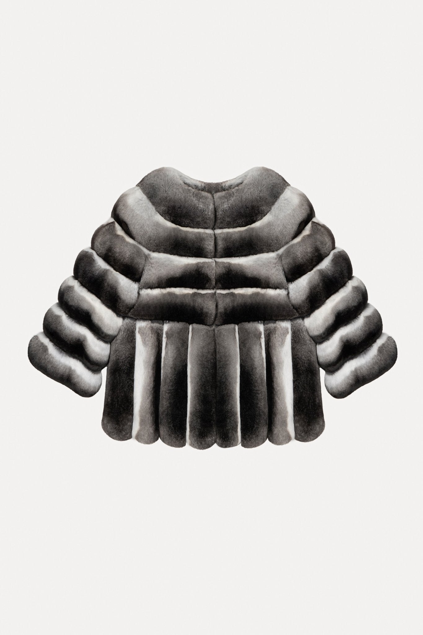 Natural Chinchilla Fur Jacket - ADAMO
