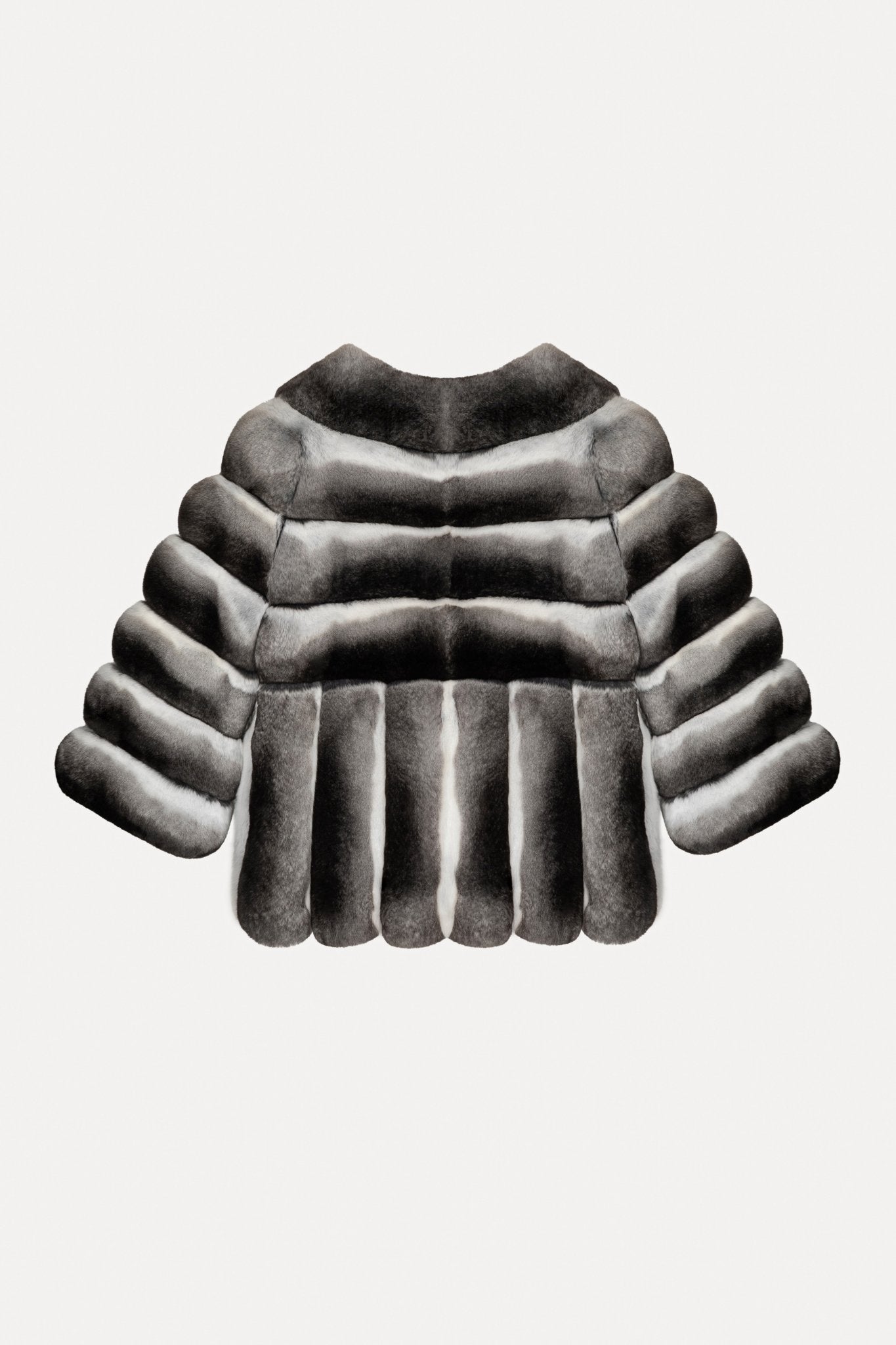 Natural Chinchilla Fur Jacket - ADAMO