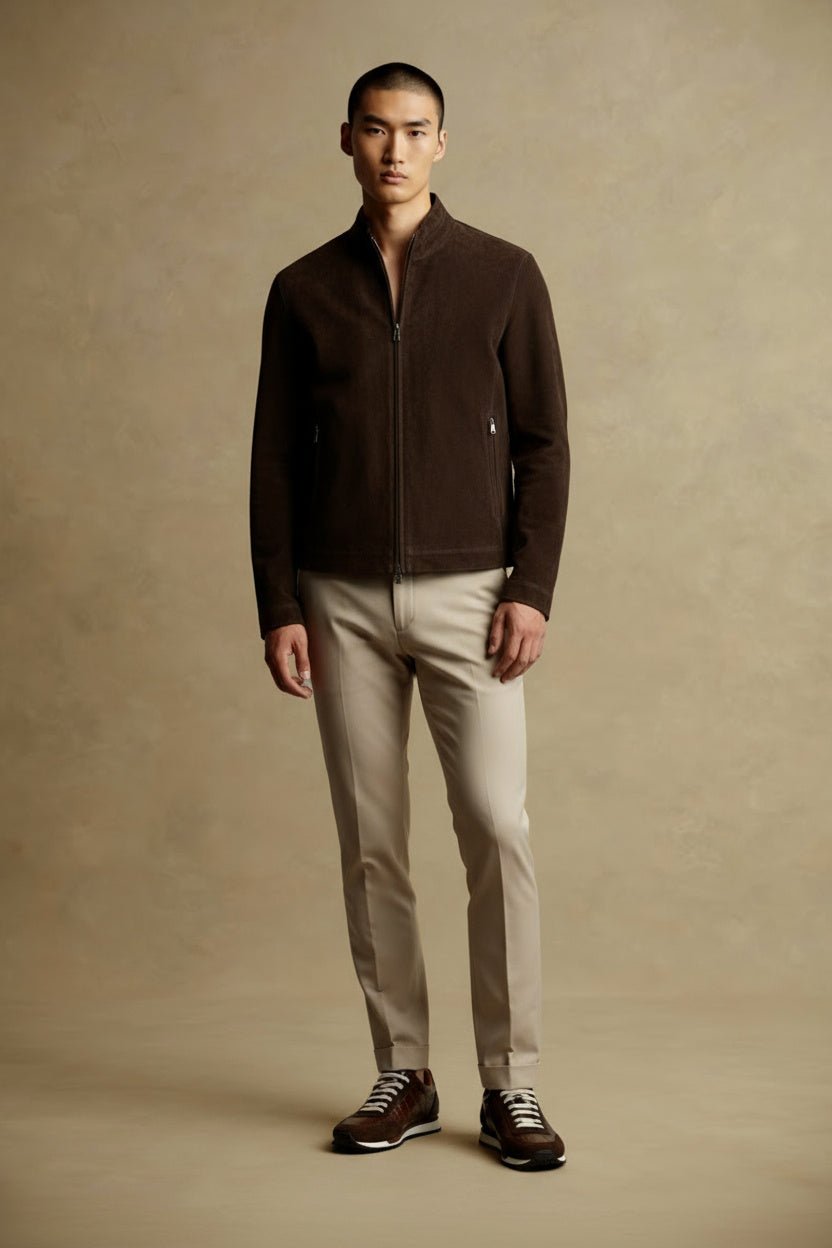 Rivano Suede Jacket - ADAMO