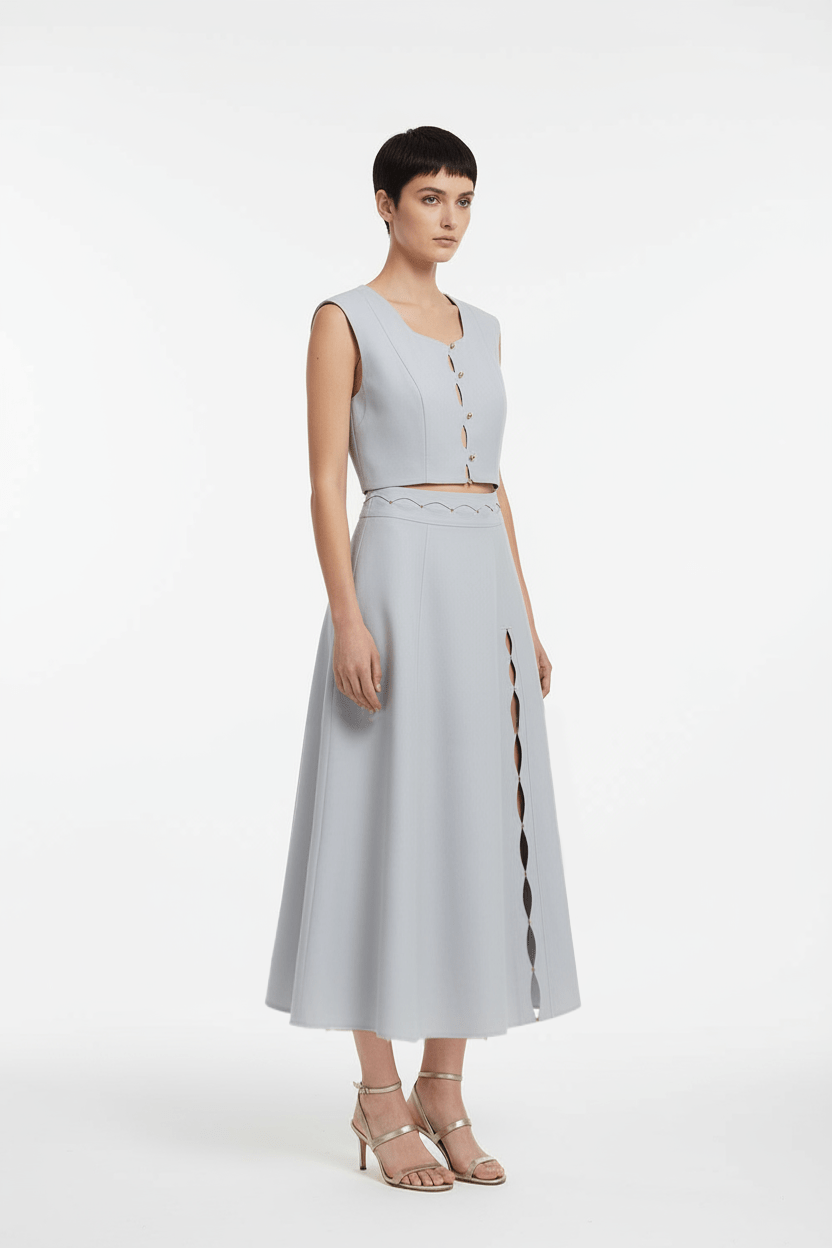 Sahara Embroidered Skirt - ADAMO