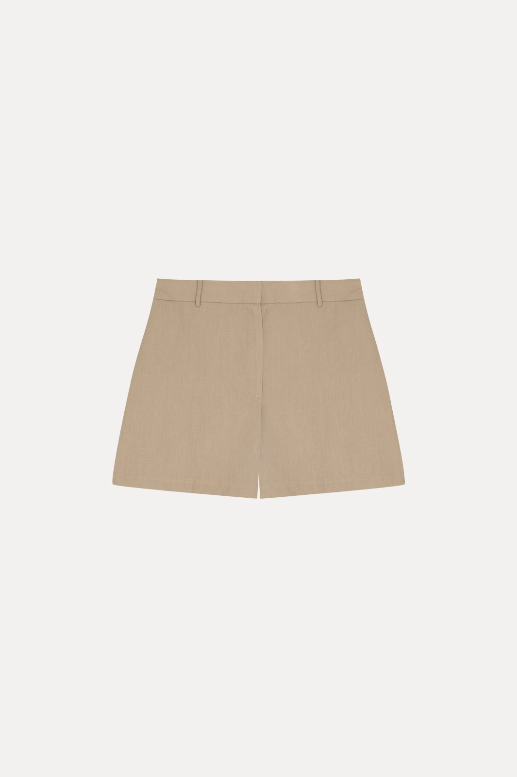 Sandstone Linen - Tailored Shorts - ADAMO