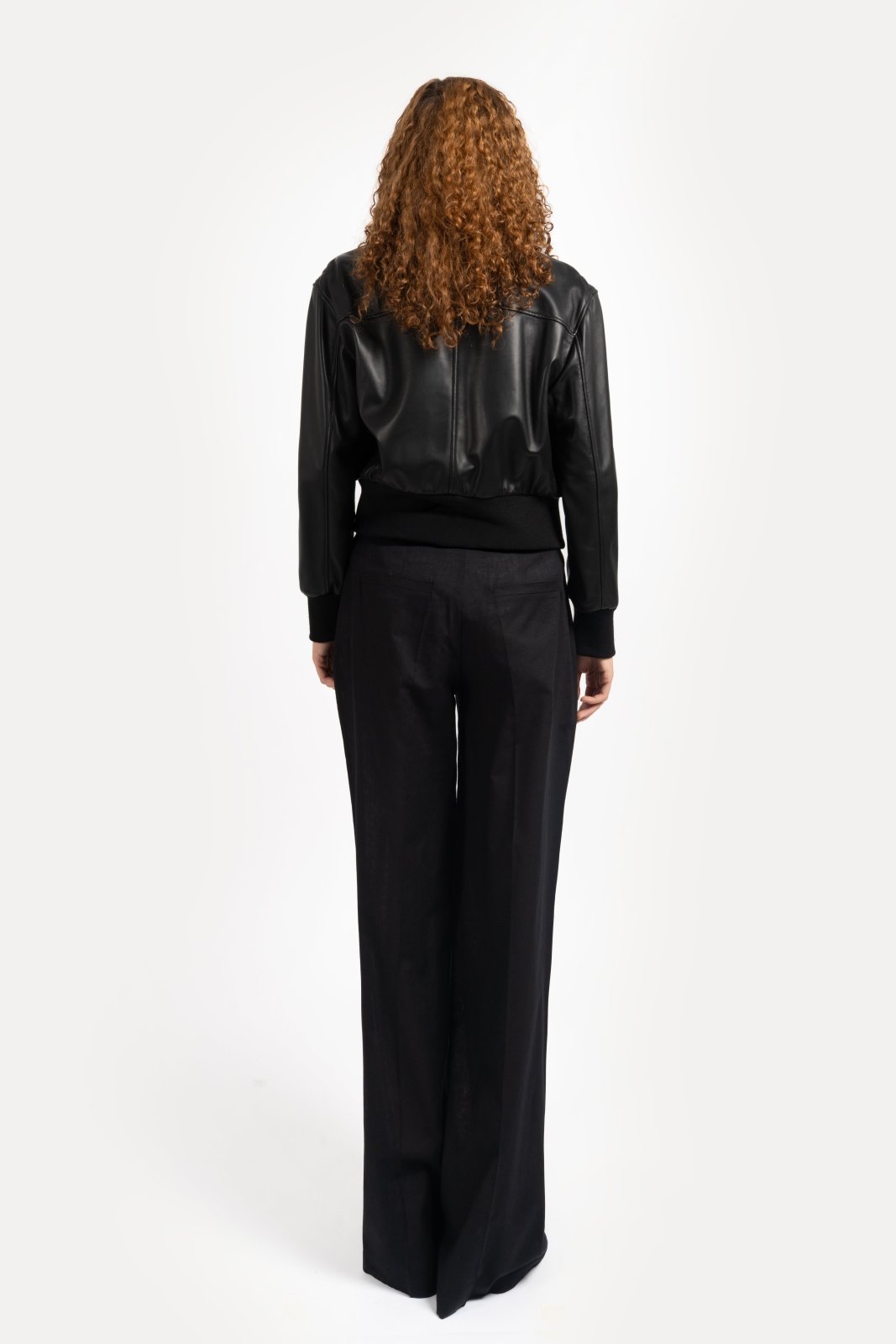 Sleek Leather Jacket - ADAMO