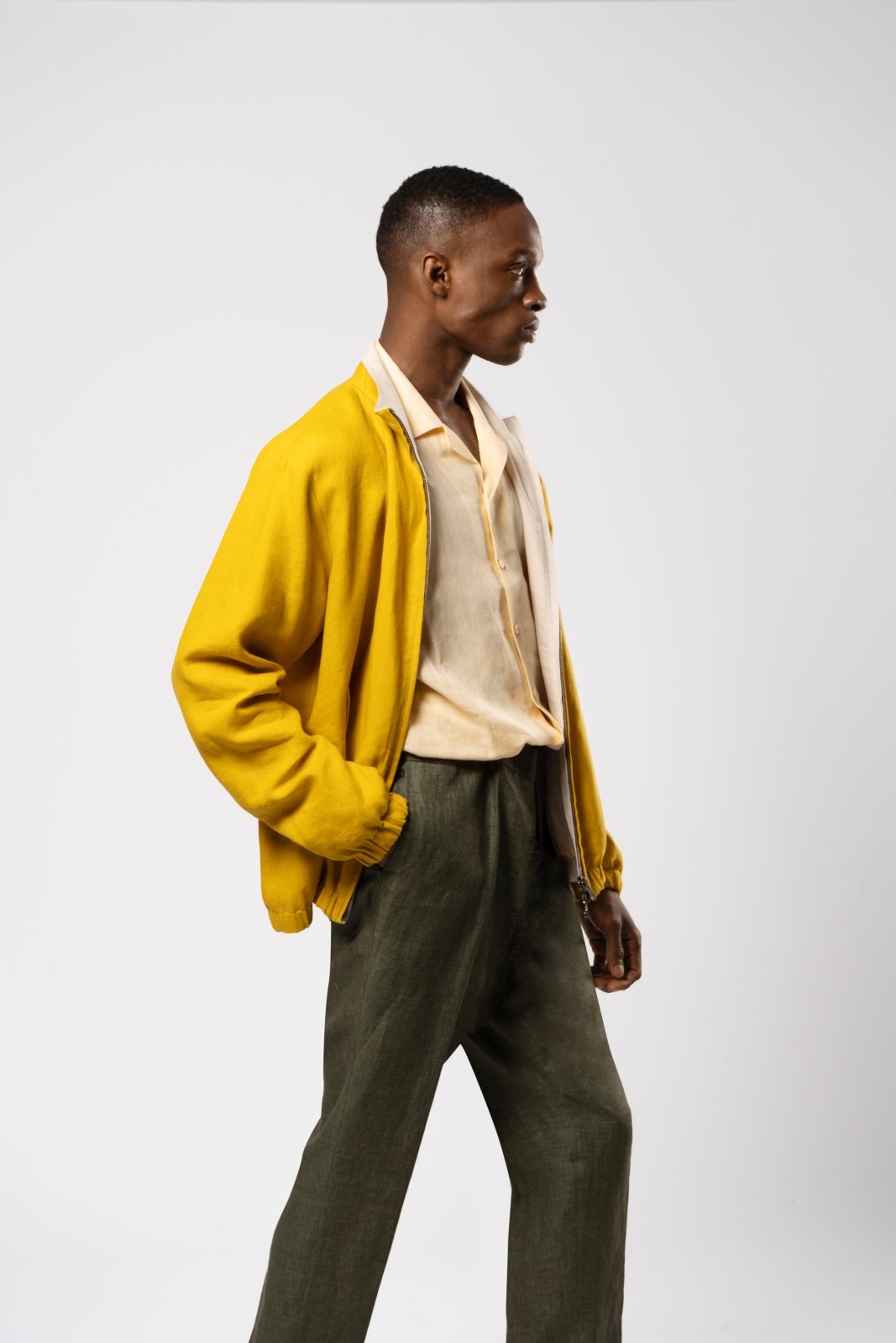 Sunburst Linen Jacket - ADAMO