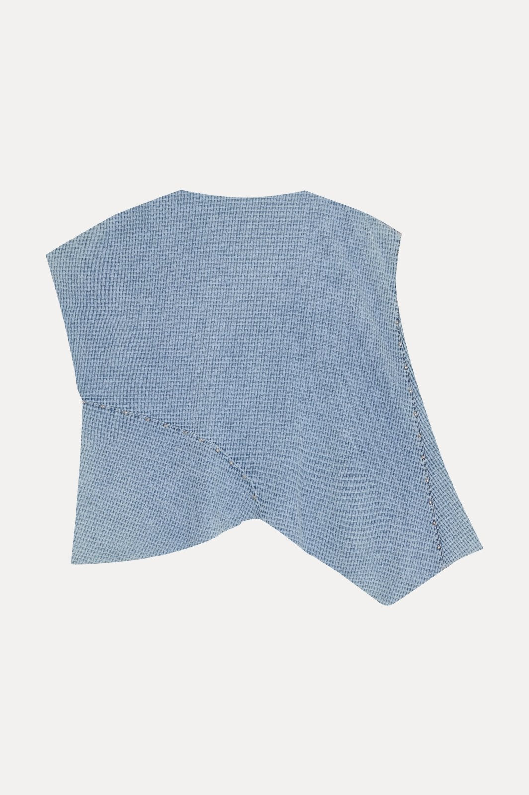 Textured Blue Top - ADAMO