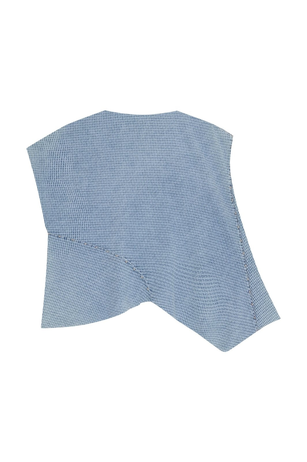 Textured Blue Top - ADAMO