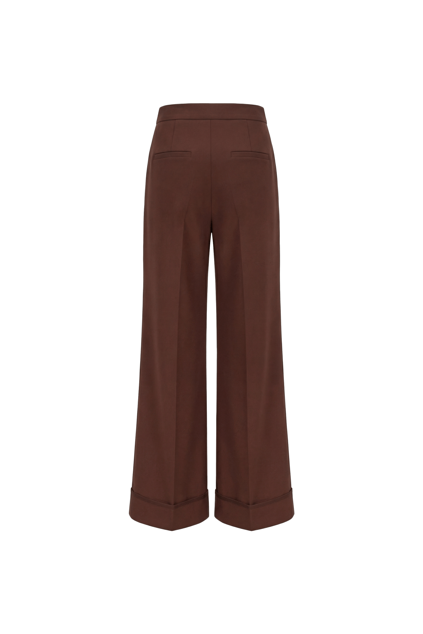 The Espresso Architectural Ruffle Suit - ADAMO