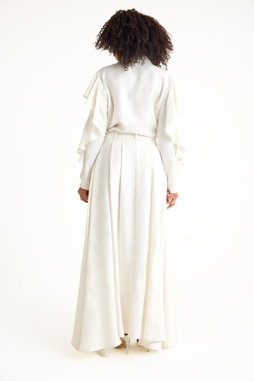 White Maxi Women's Skirt - ADAMO