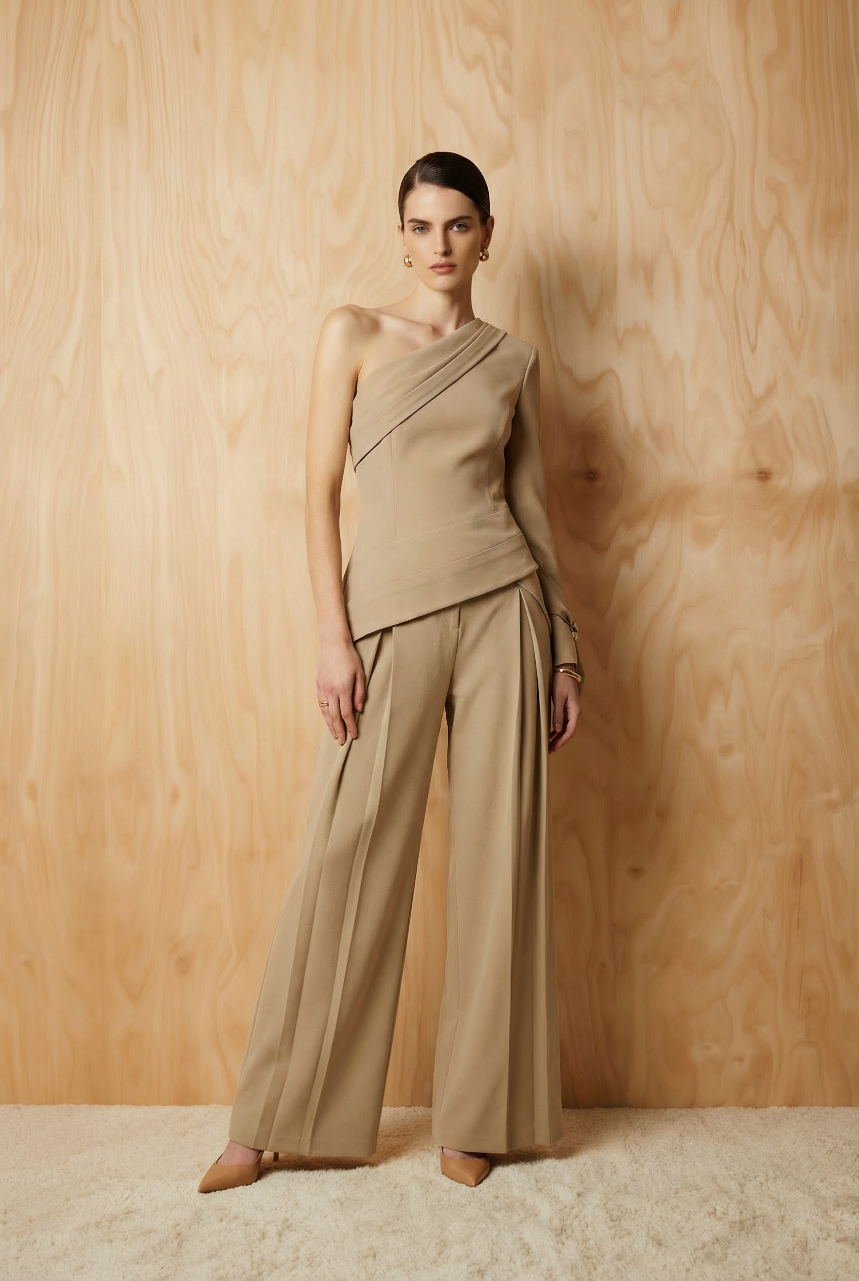 Valeri Artisan Draped Waist Trousers