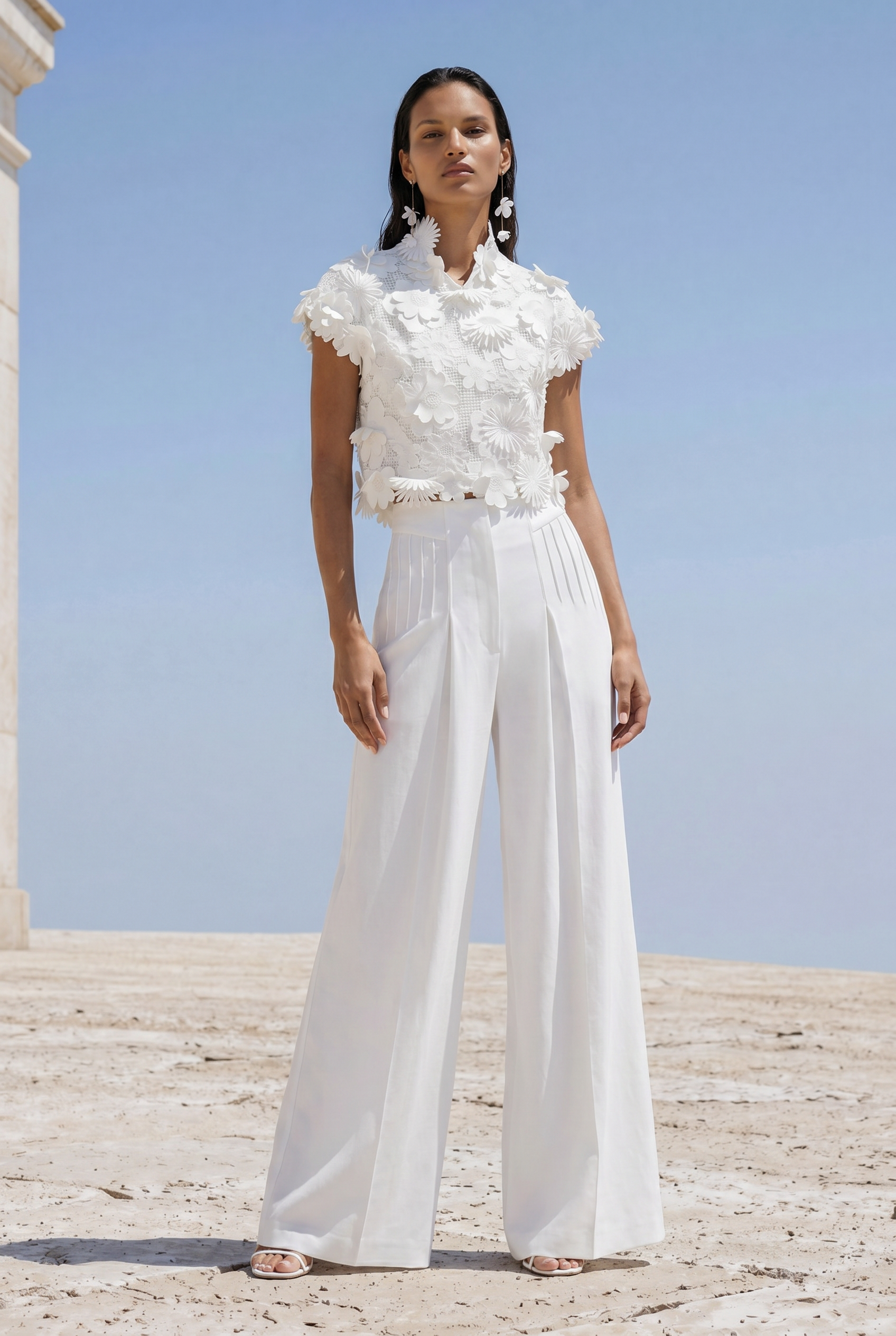 Serelune Marina Wide-Leg Trousers