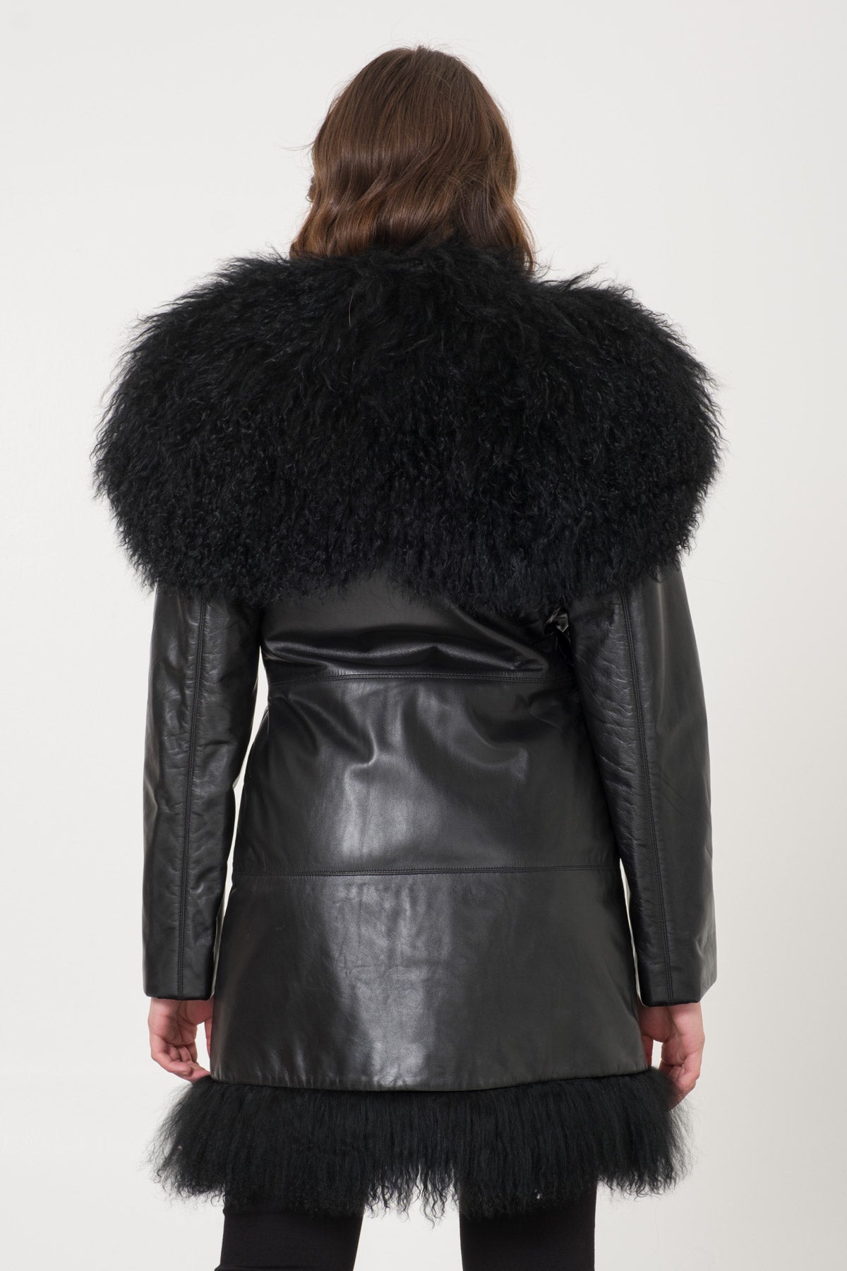 Black Leather Coat