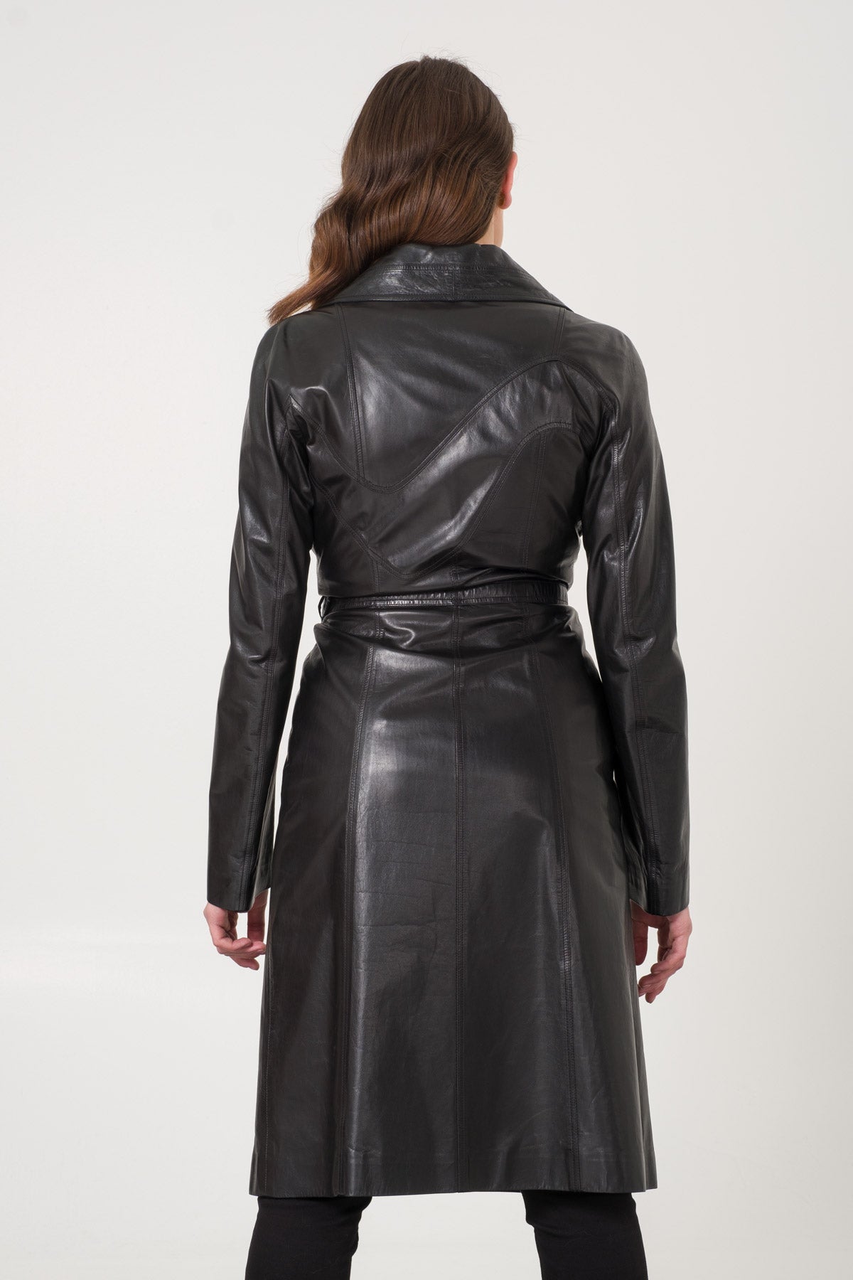 Black Leather Coat