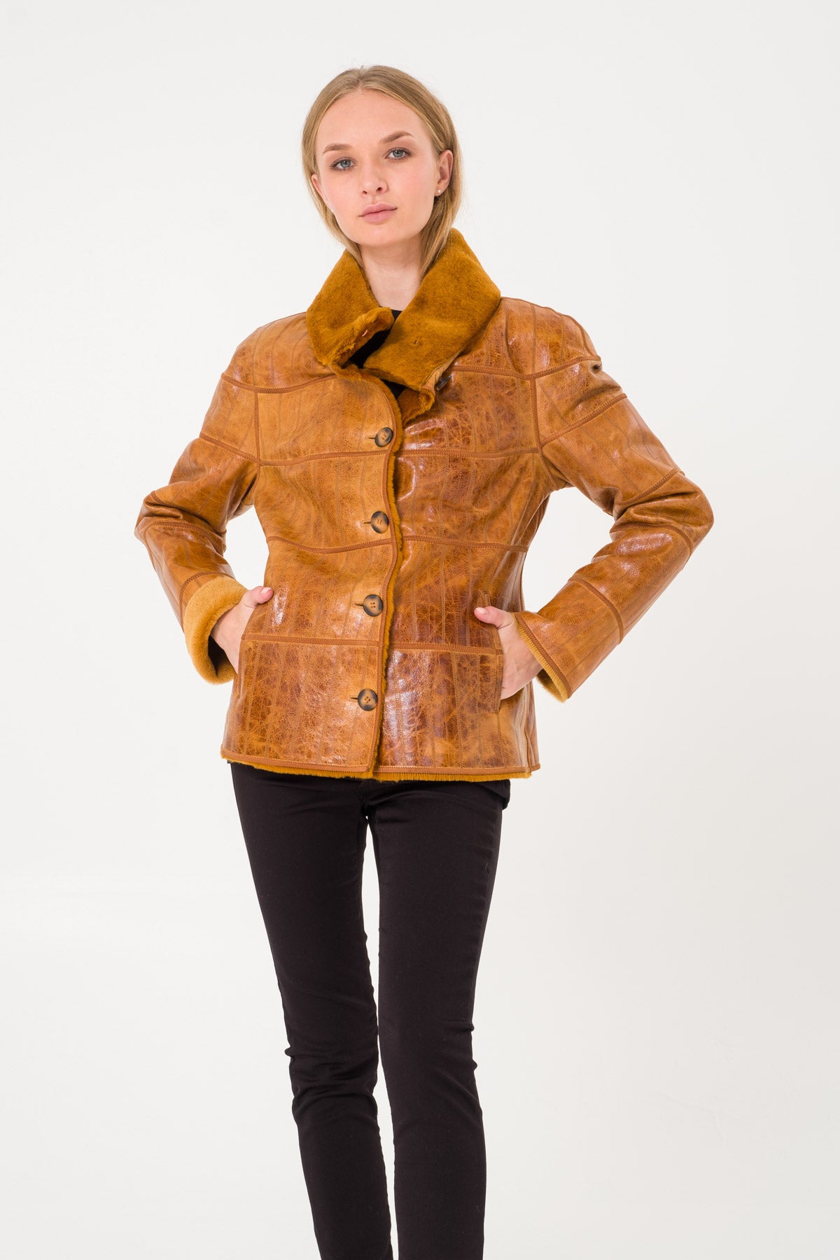 Yellow Leather Jacket