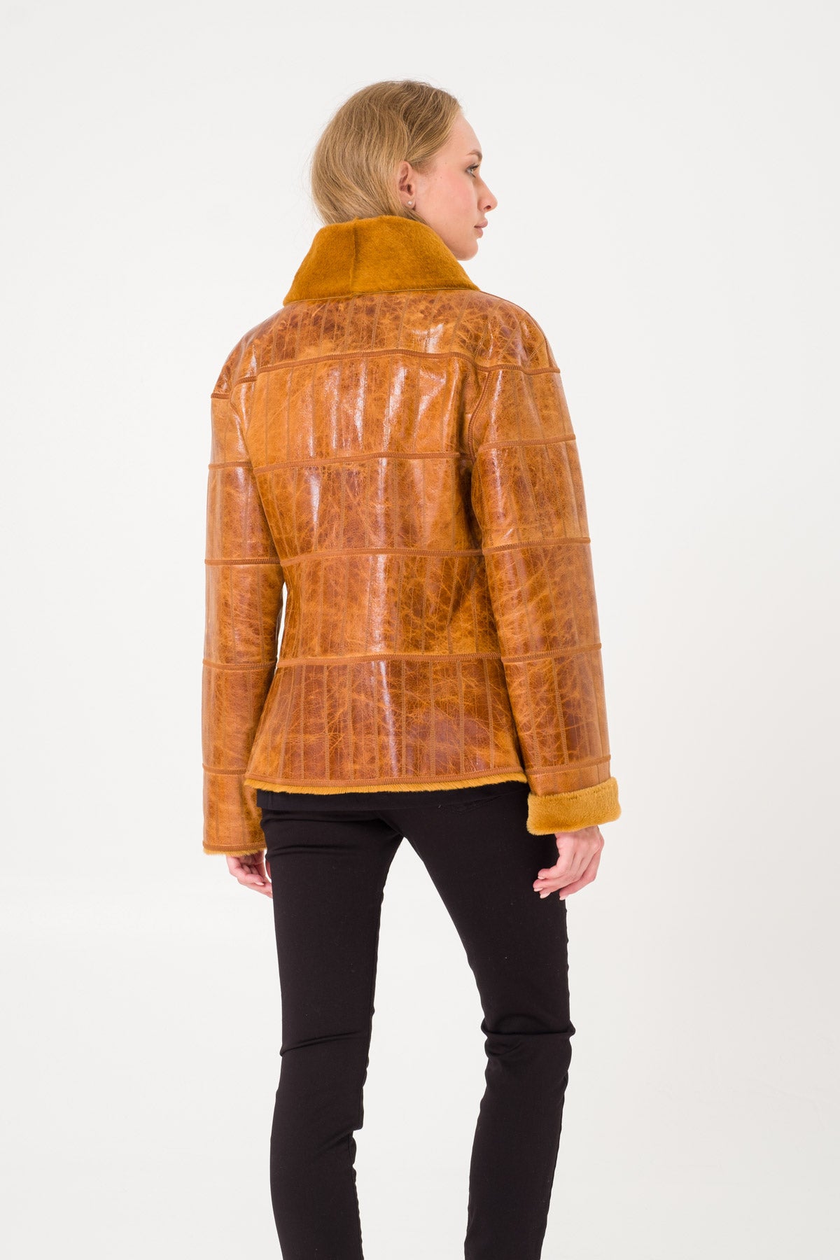 Yellow Leather Jacket