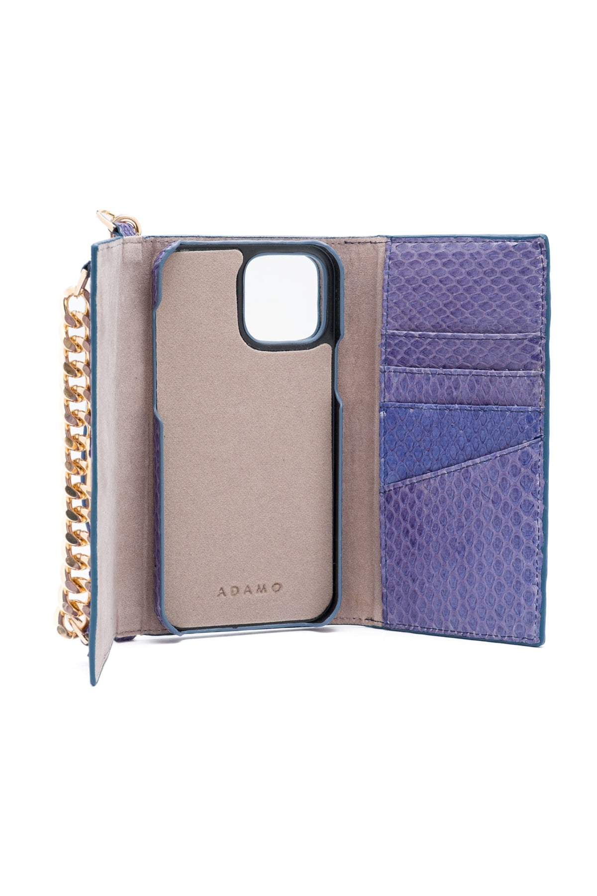 Purple Python iPhone 12 / 13 Bag Case