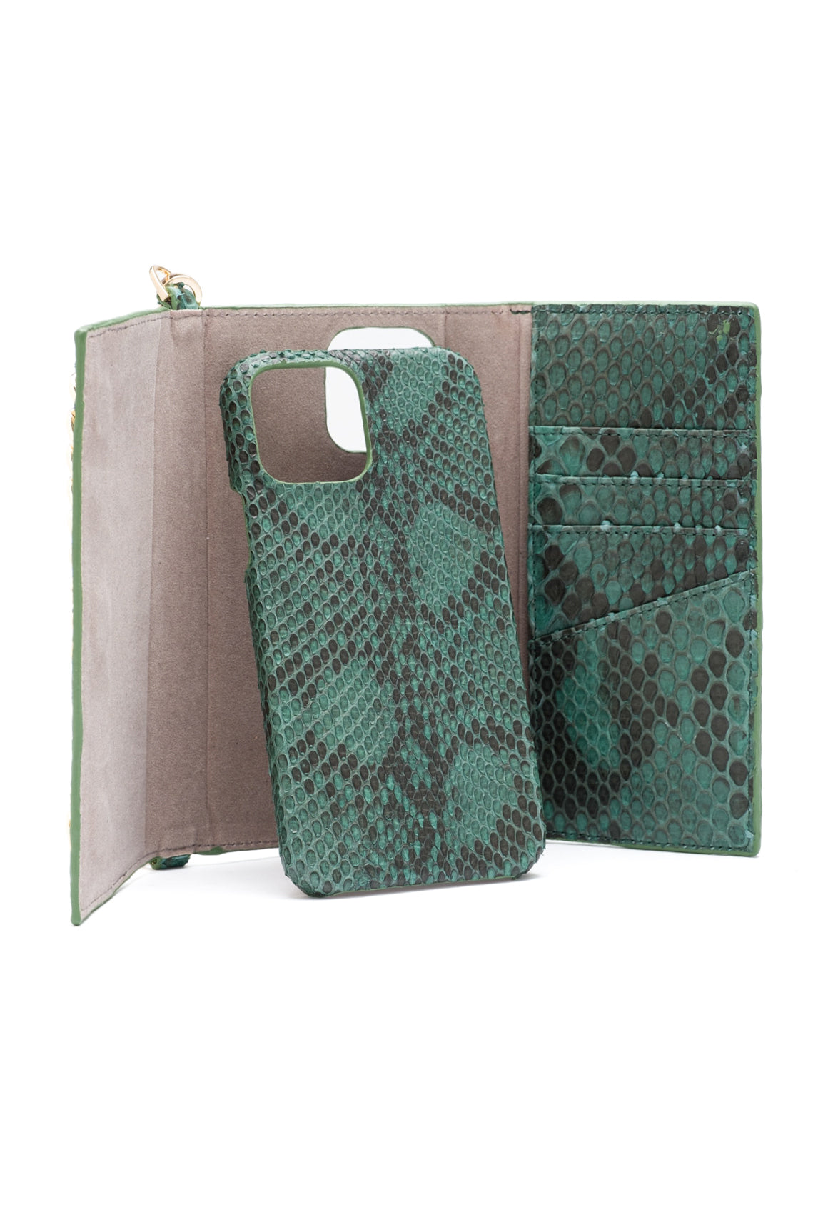 Green Python iPhone 12 / 13 Bag Case