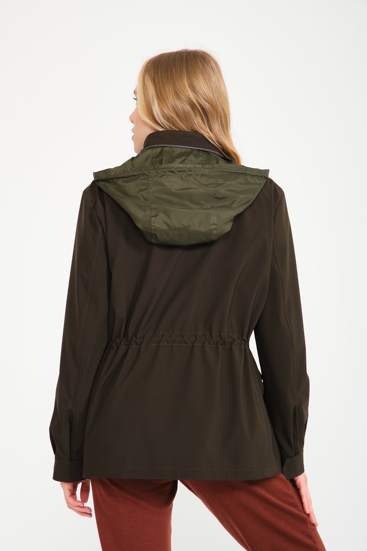 Khaki Waterproof Coat