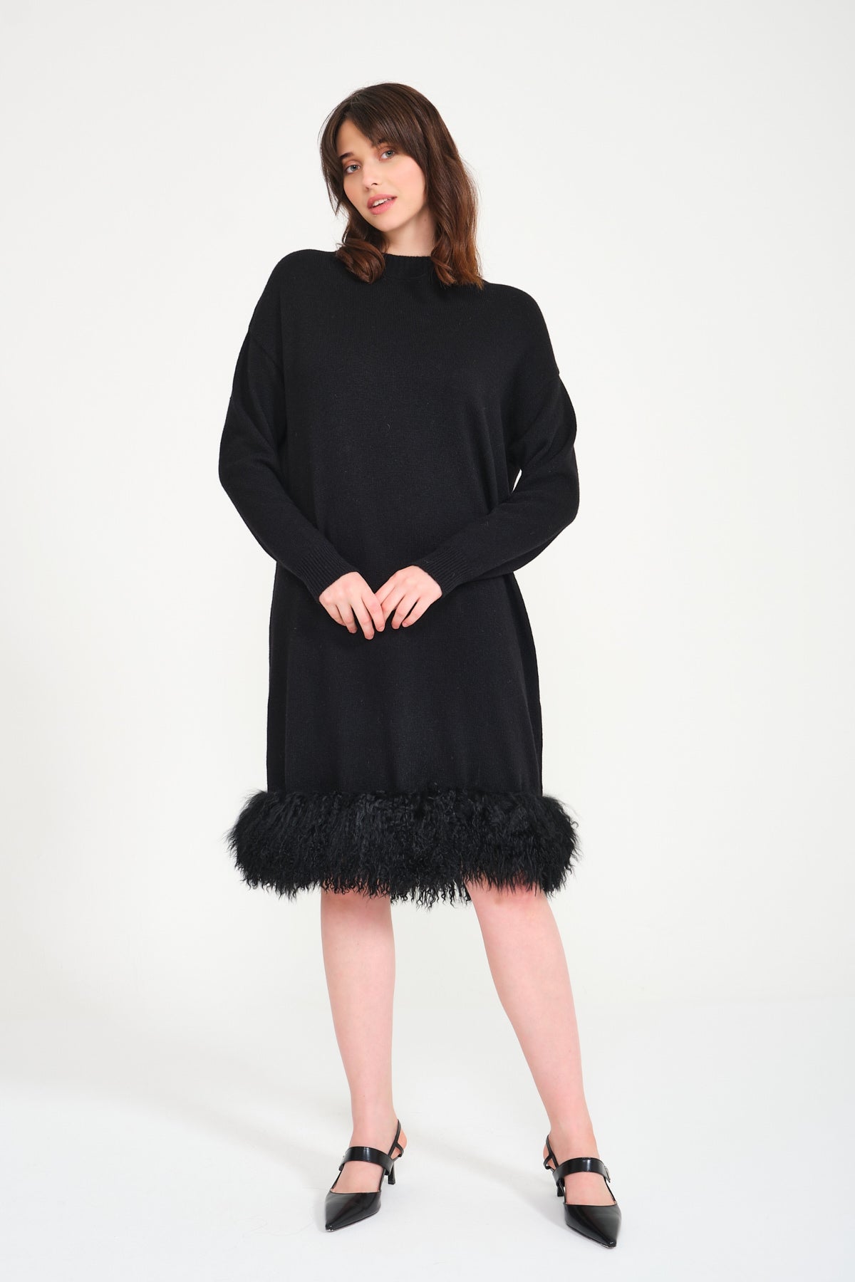 Black Knit Dress