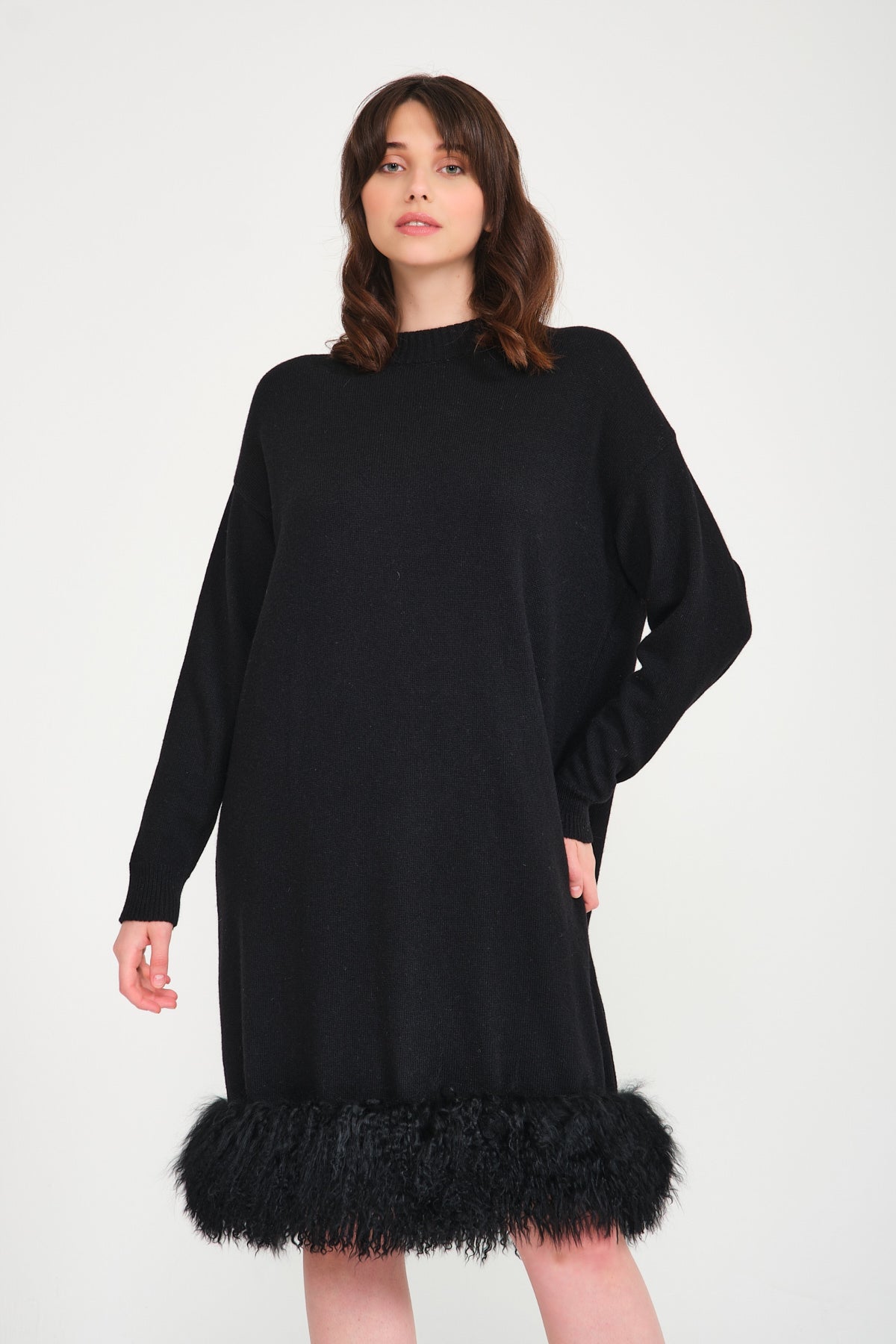 Black Knit Dress