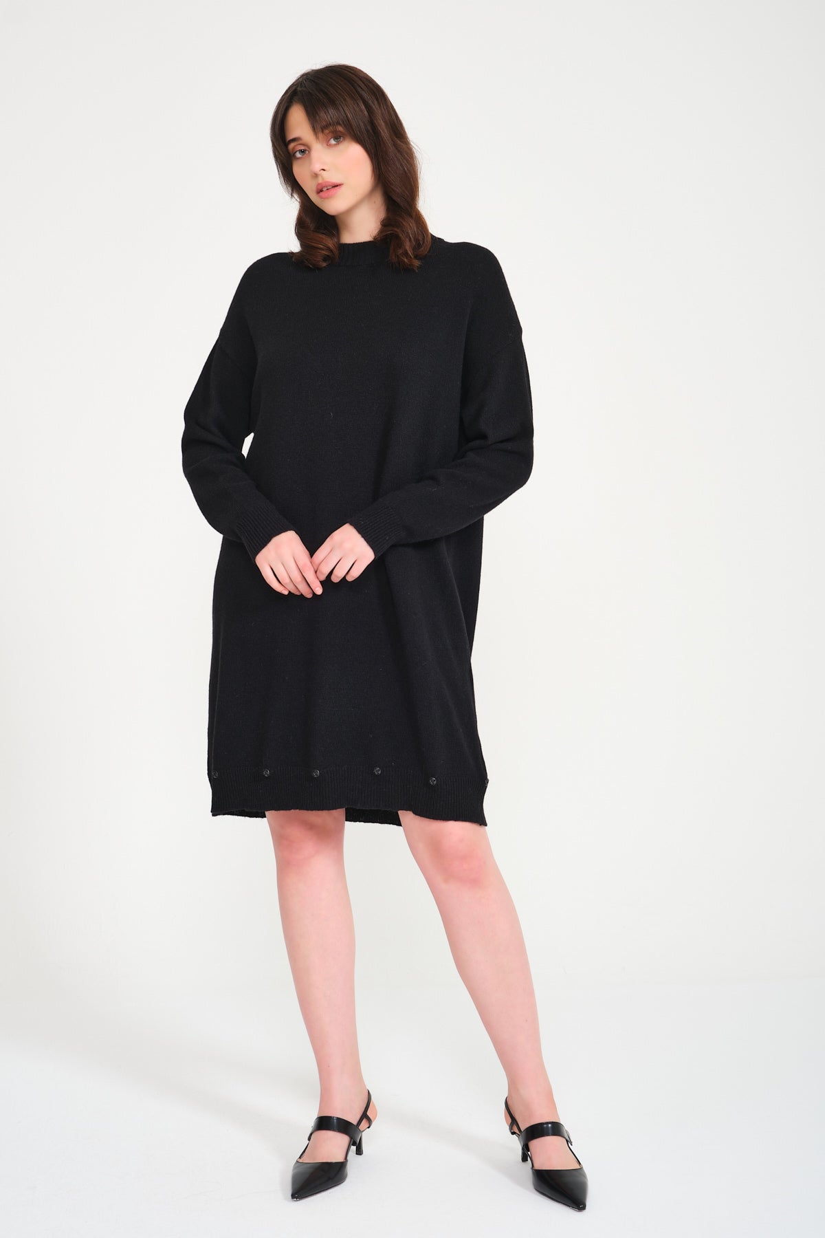 Black Knit Dress