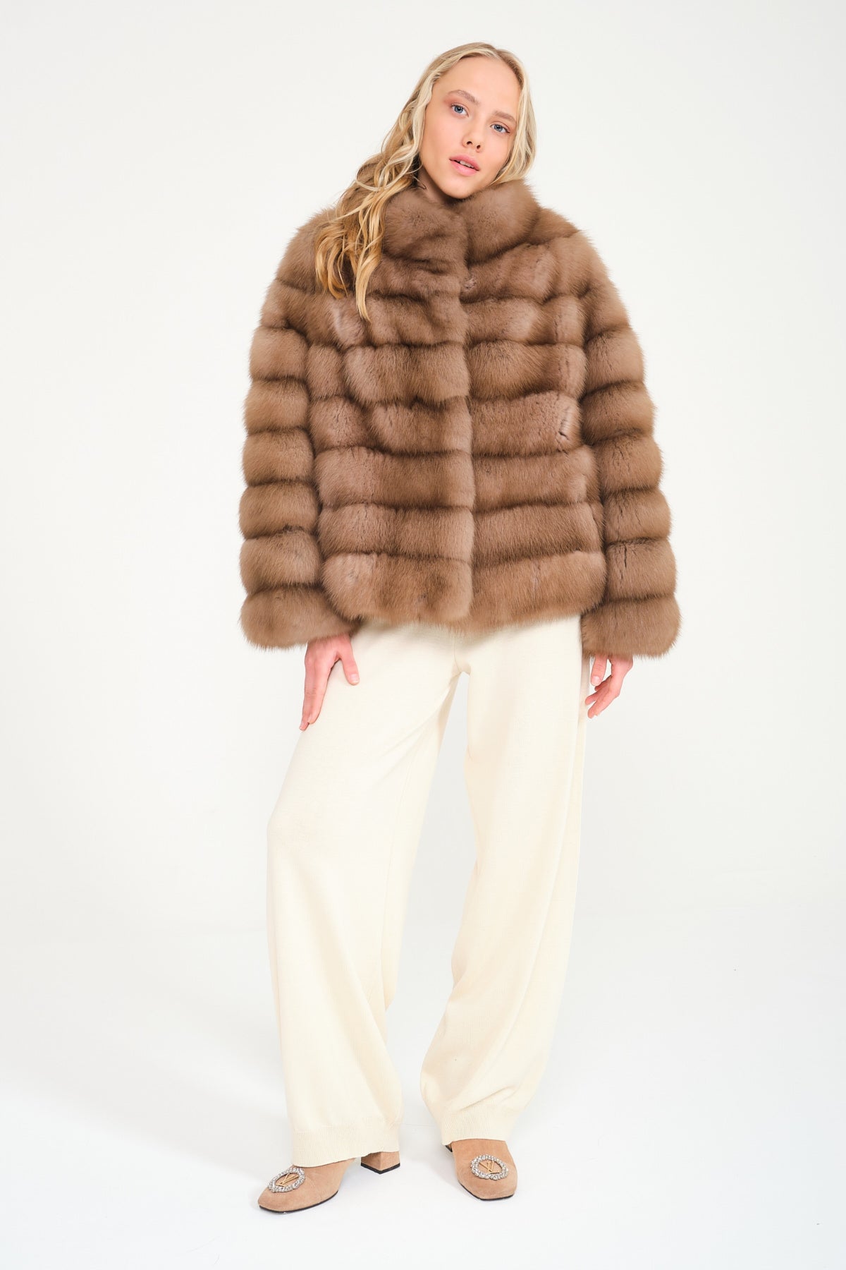 Brown Sable Fur Coat