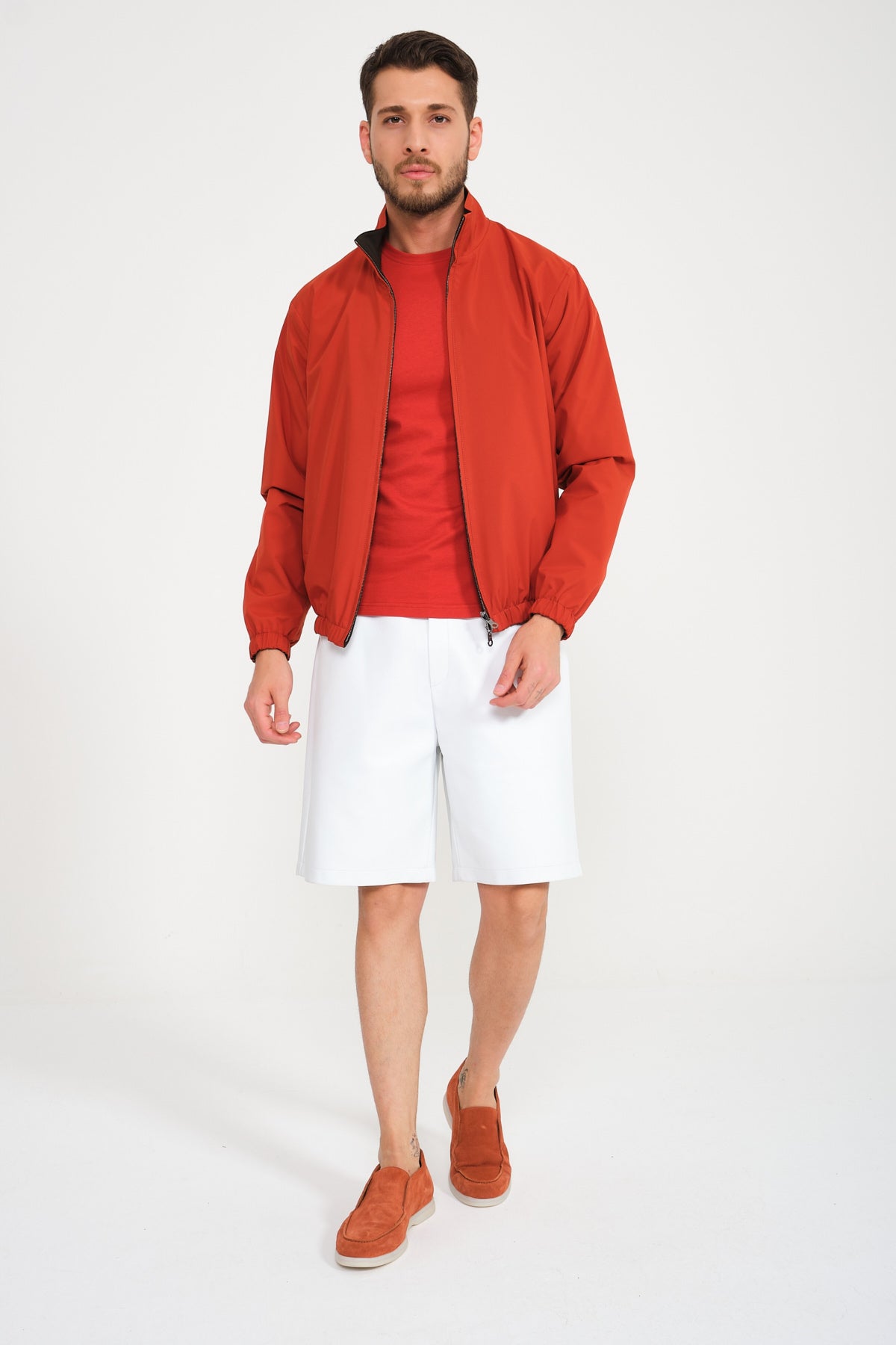 Terracotta Double Face Waterproof Jacket