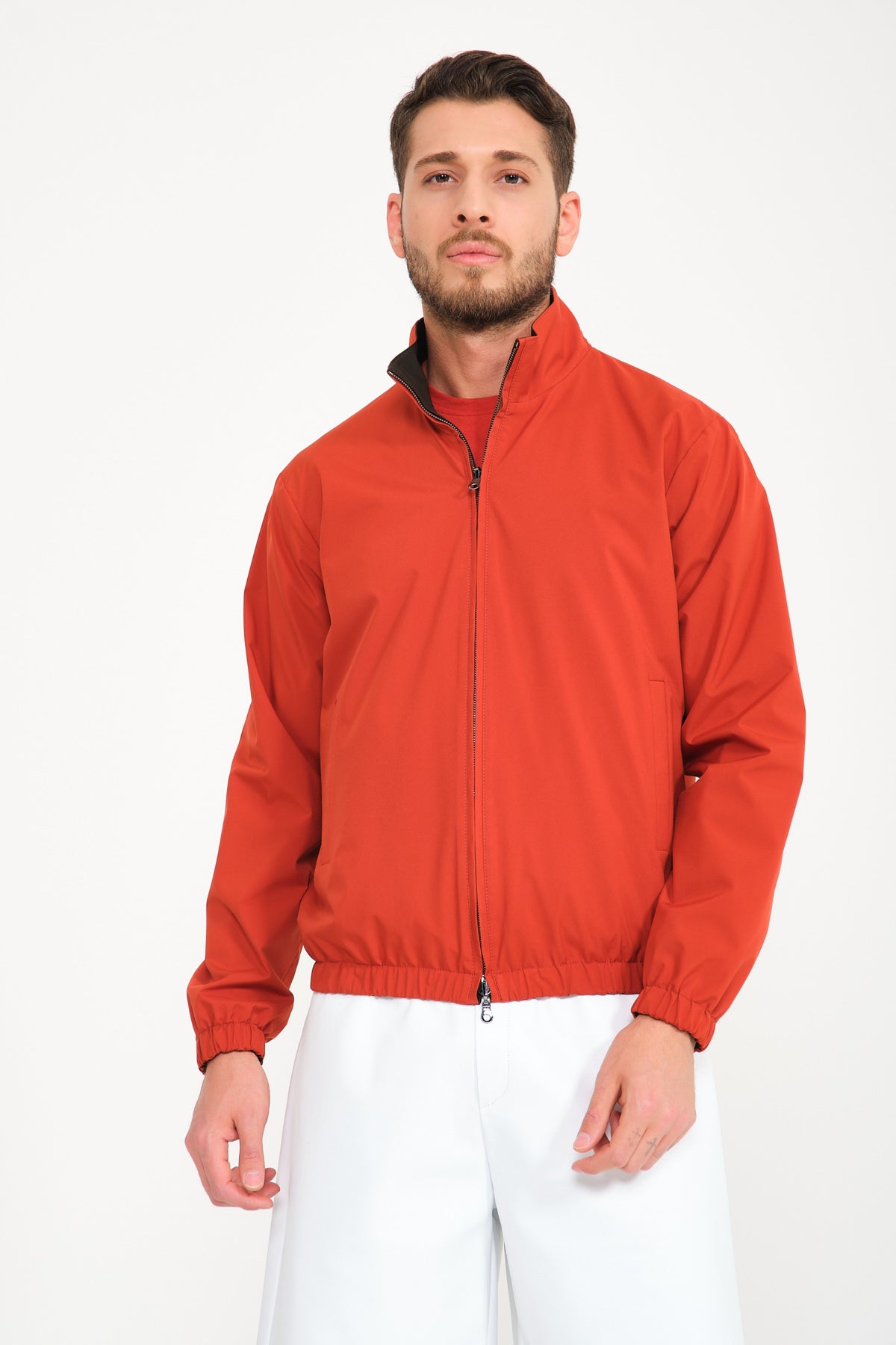 Terracotta Double Face Waterproof Jacket