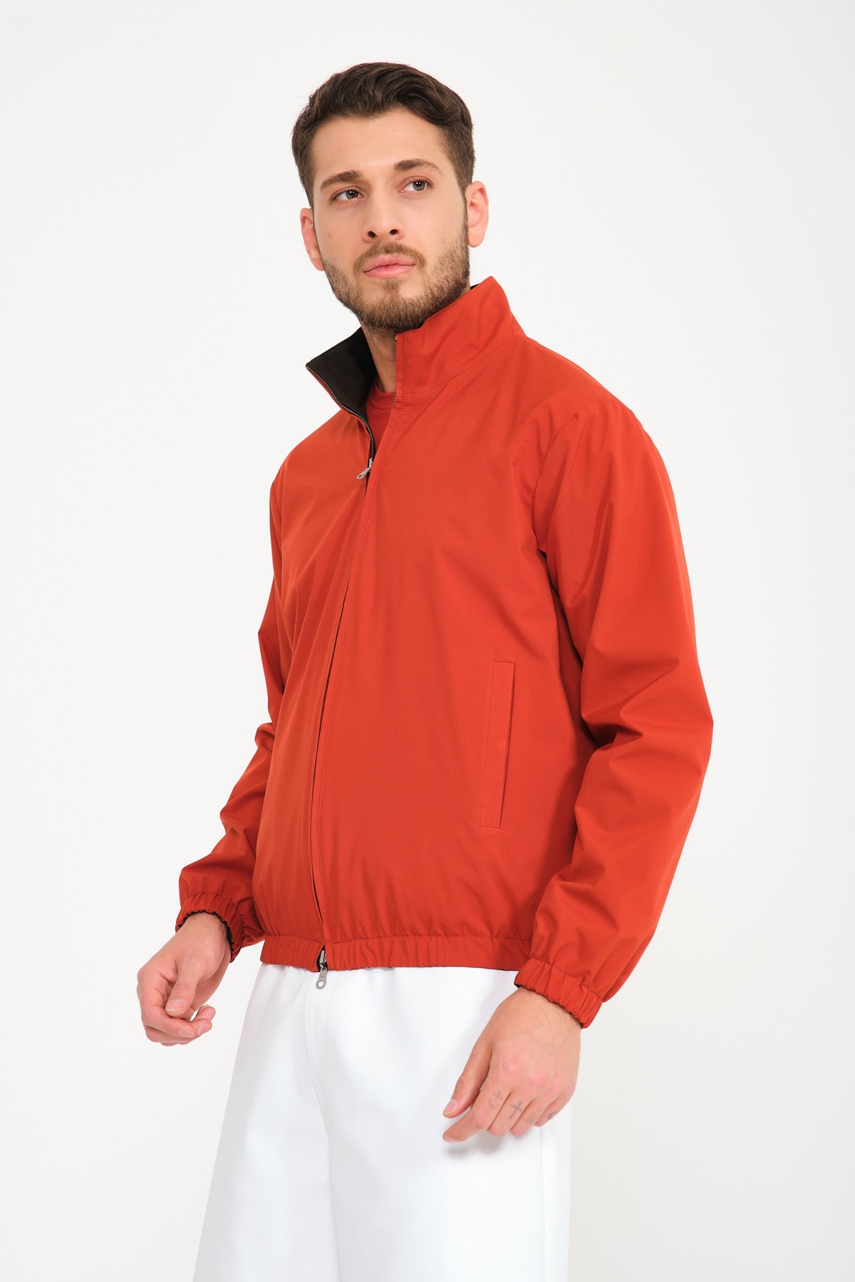 Terracotta Double Face Waterproof Jacket