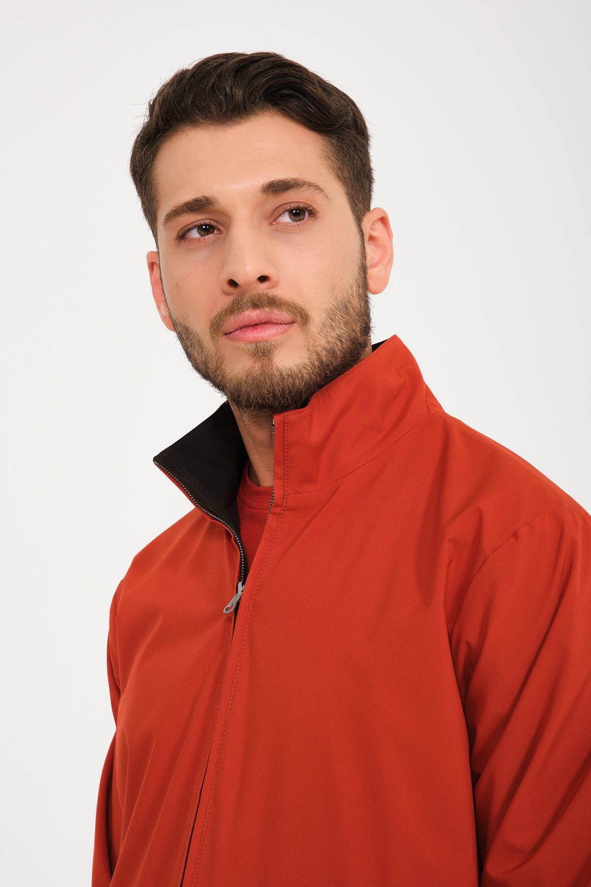 Terracotta Double Face Waterproof Jacket