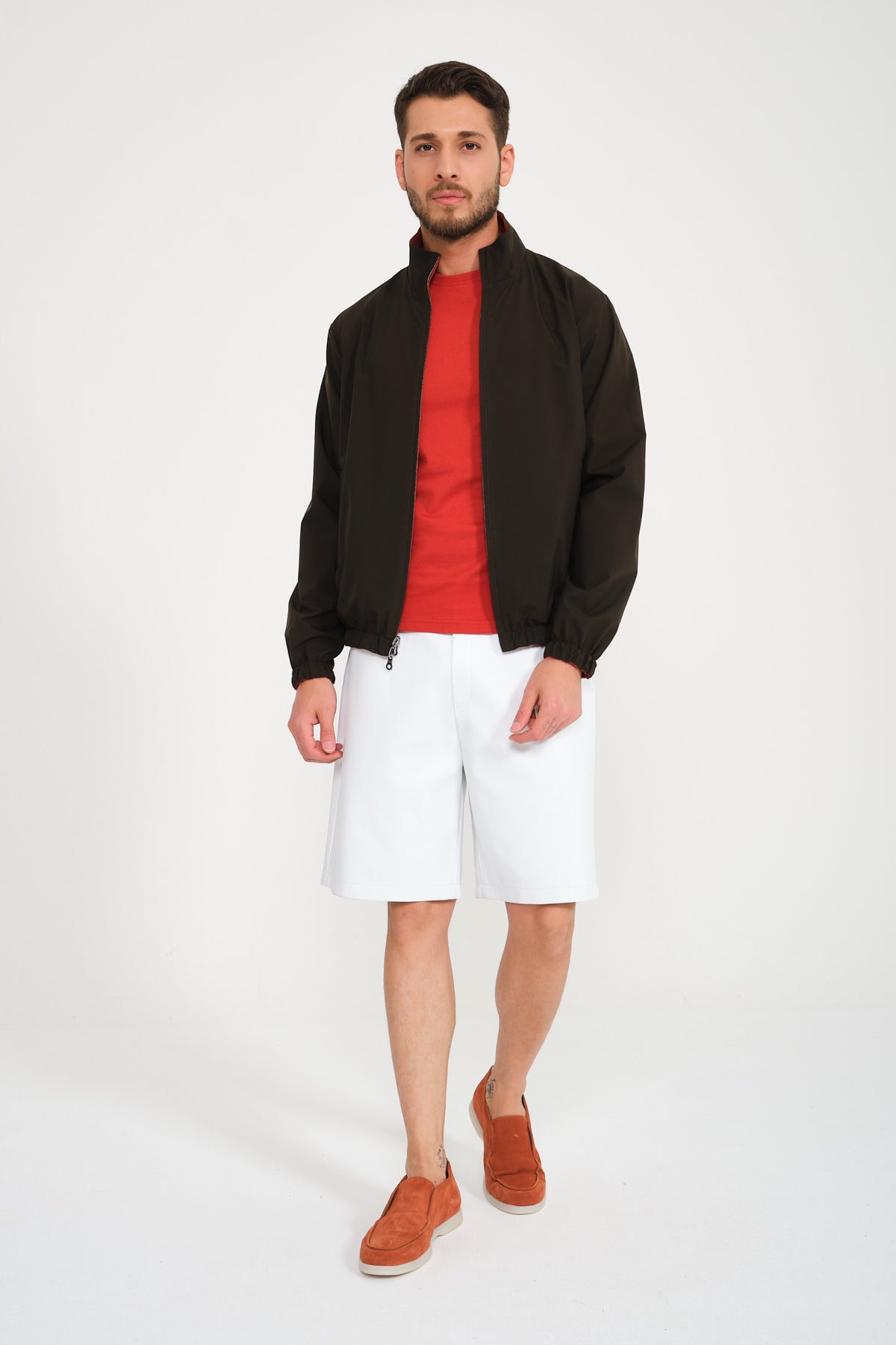Terracotta Double Face Waterproof Jacket