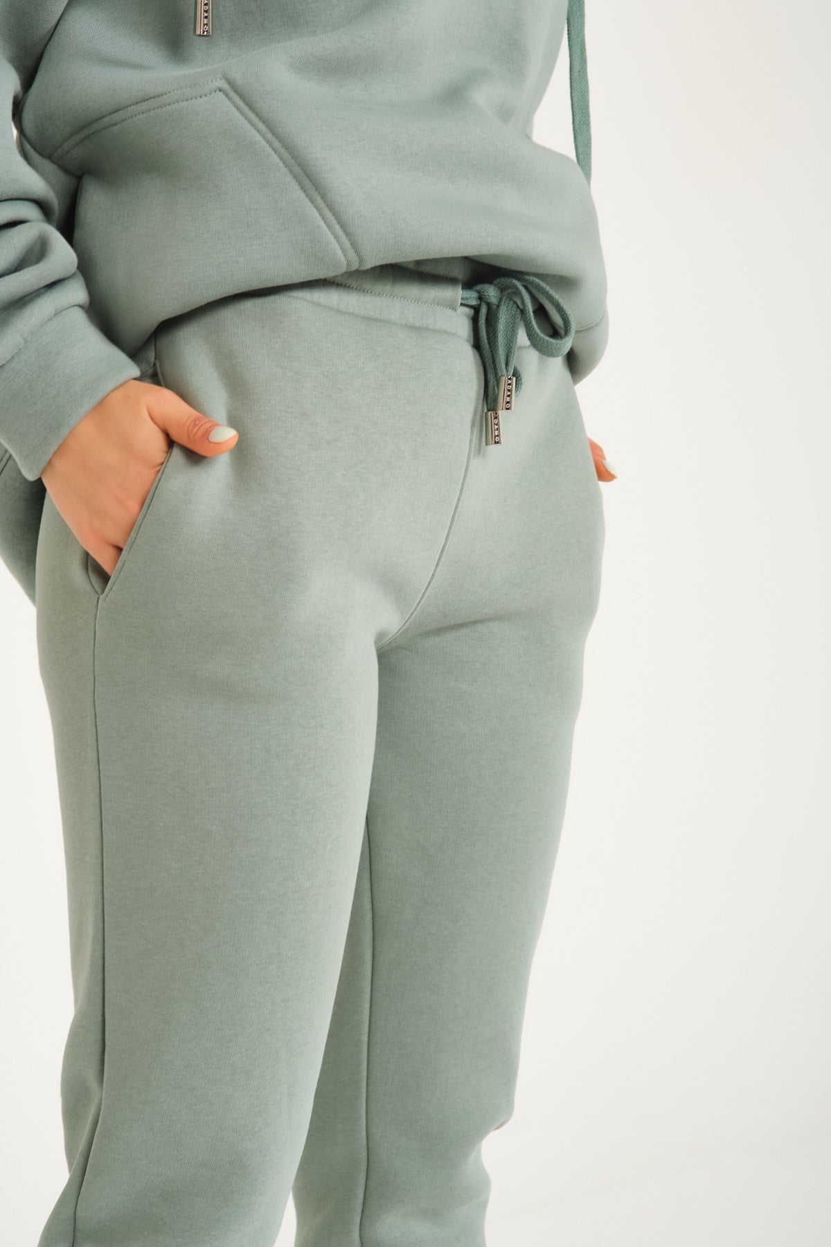 Mint Color Hoodie & Jogger Set