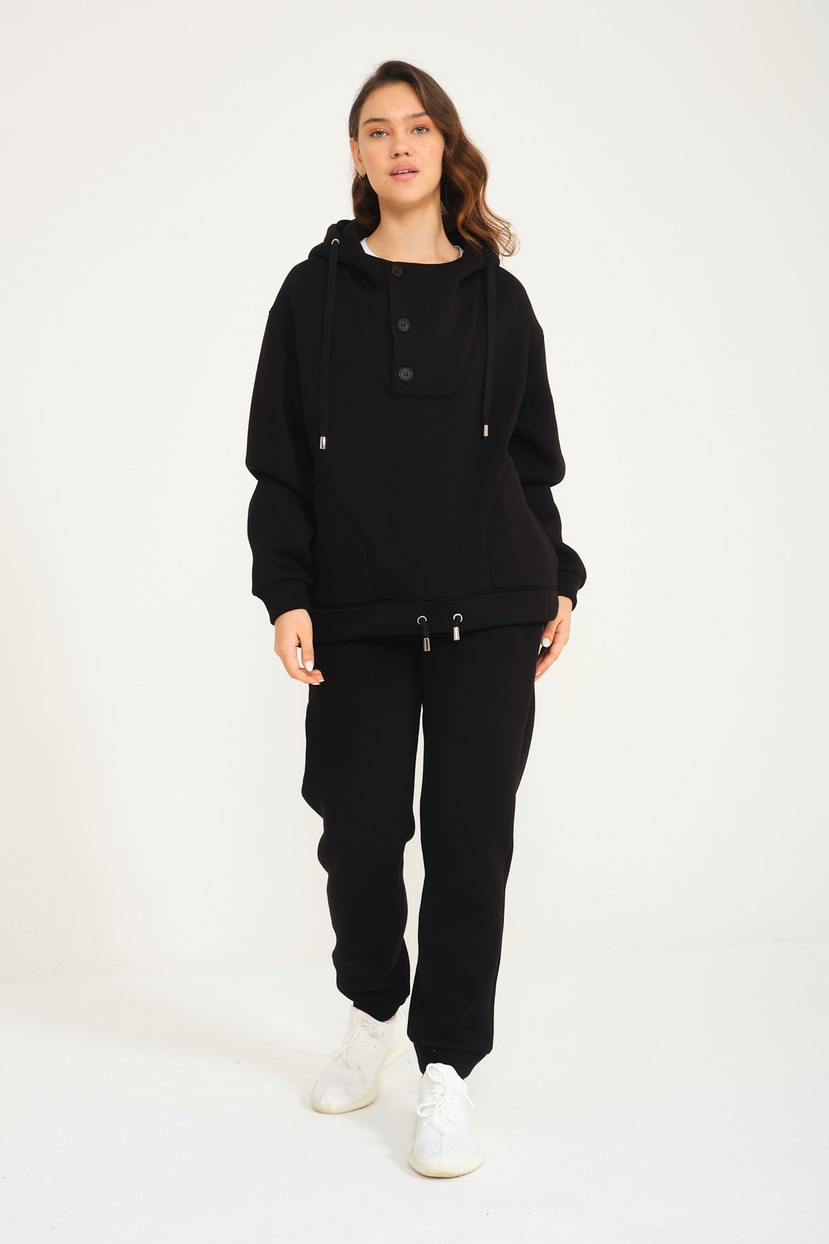 Black Hoodie & Jogger Set