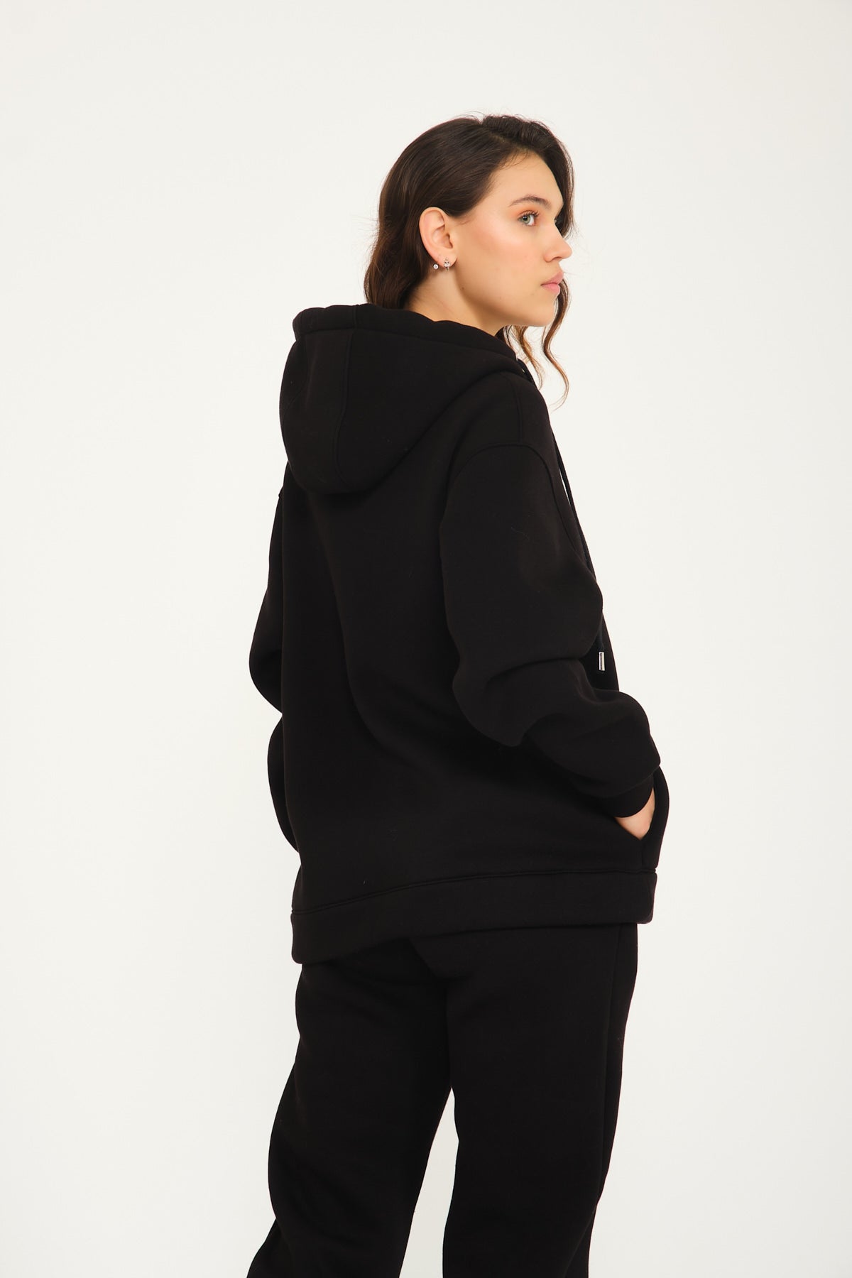 Black Hoodie & Jogger Set