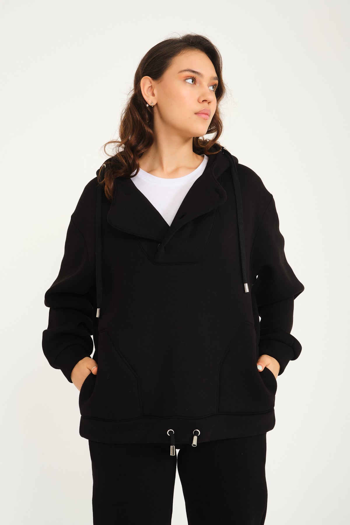 Black Hoodie & Jogger Set