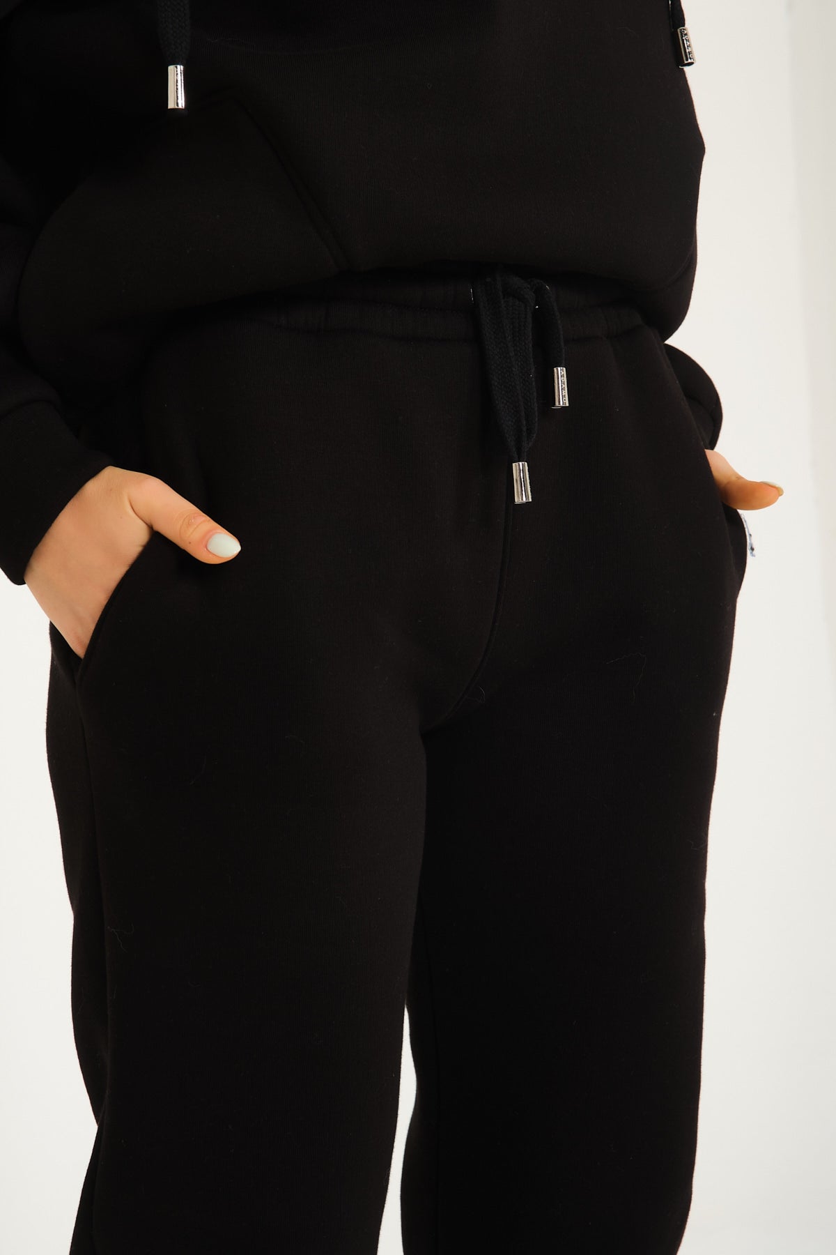 Black Hoodie & Jogger Set