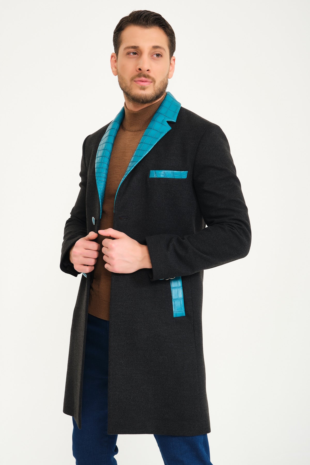 Dark Grey Wool Coat
