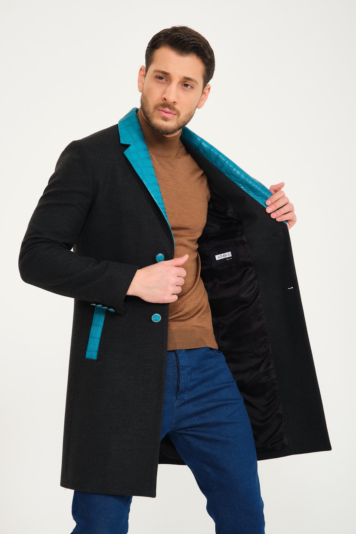Dark Grey Wool Coat