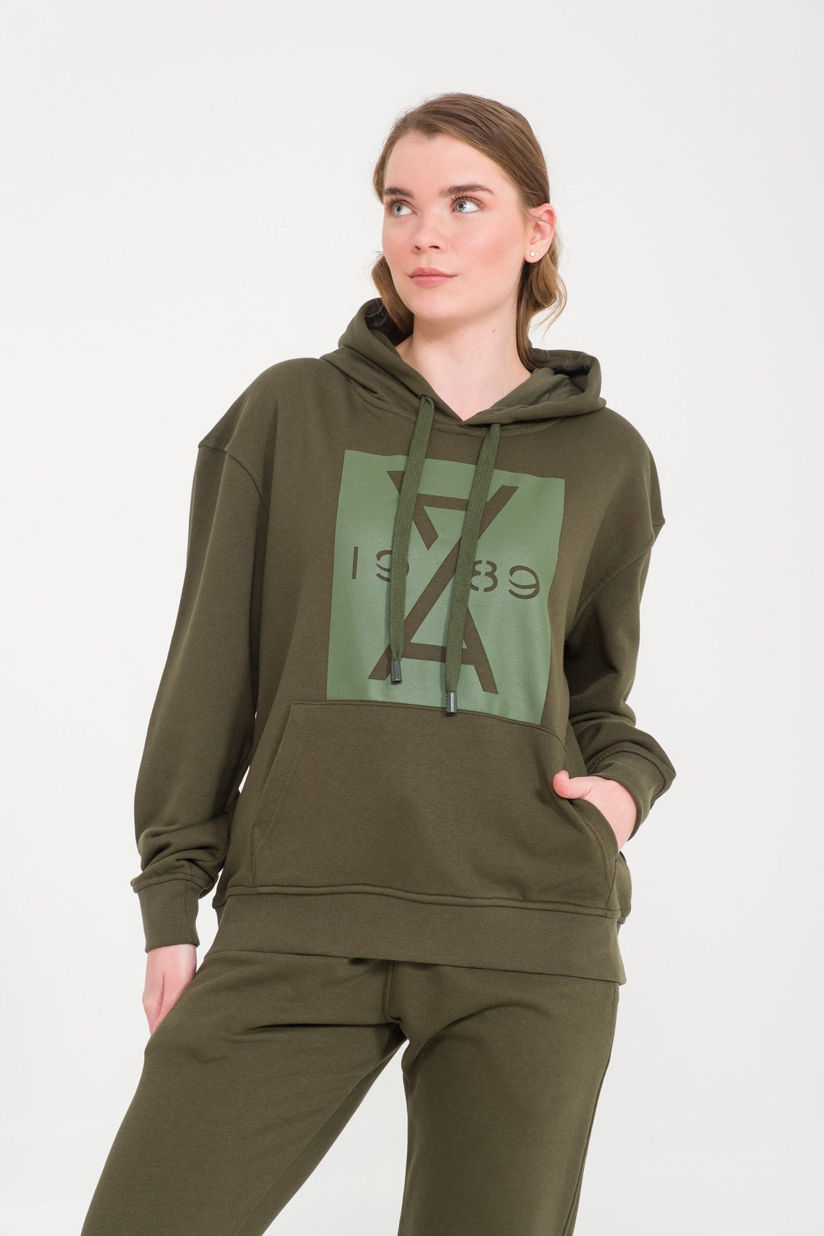 Green Hoodie & Jogger Set