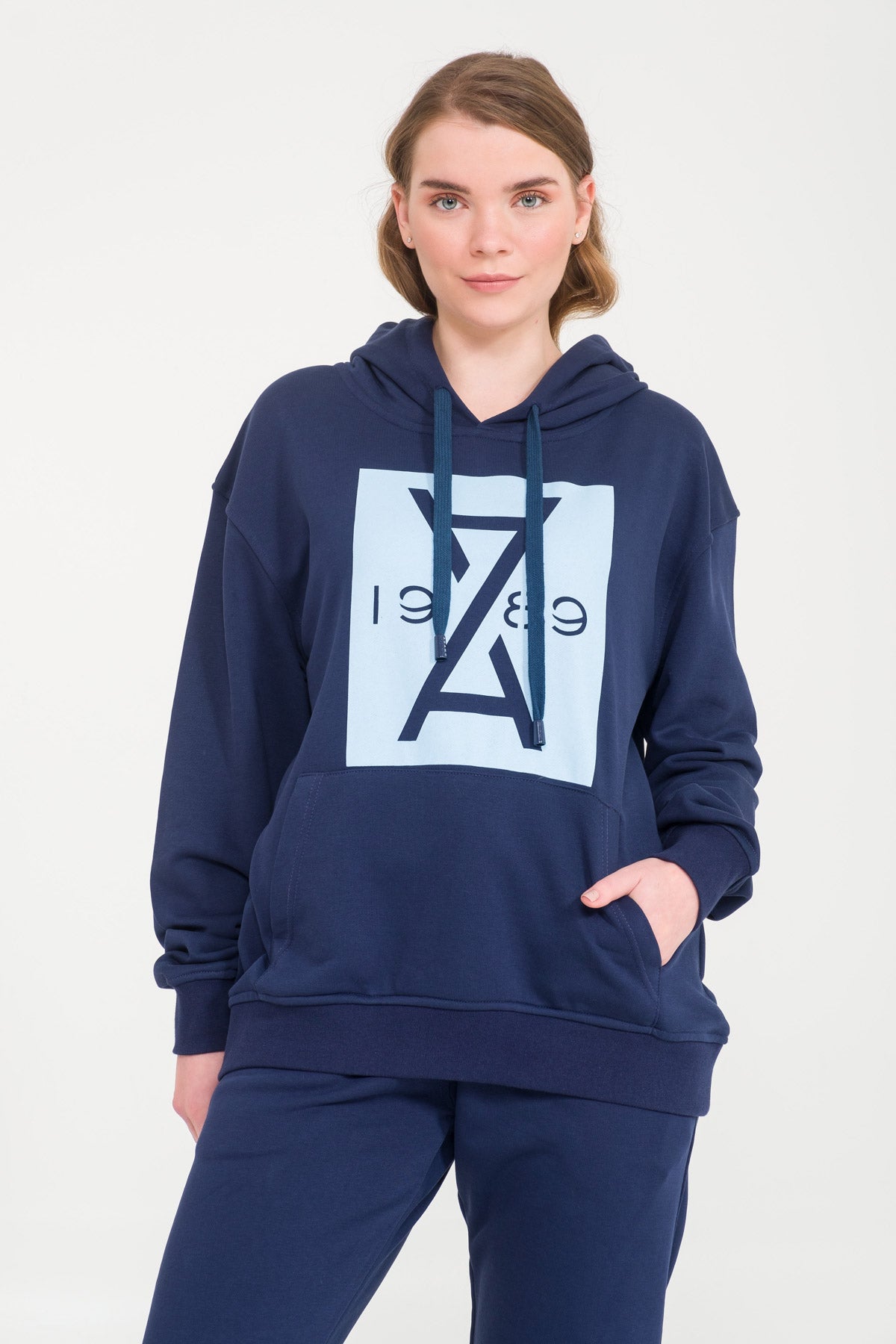 Navy Hoodie & Jogger Set