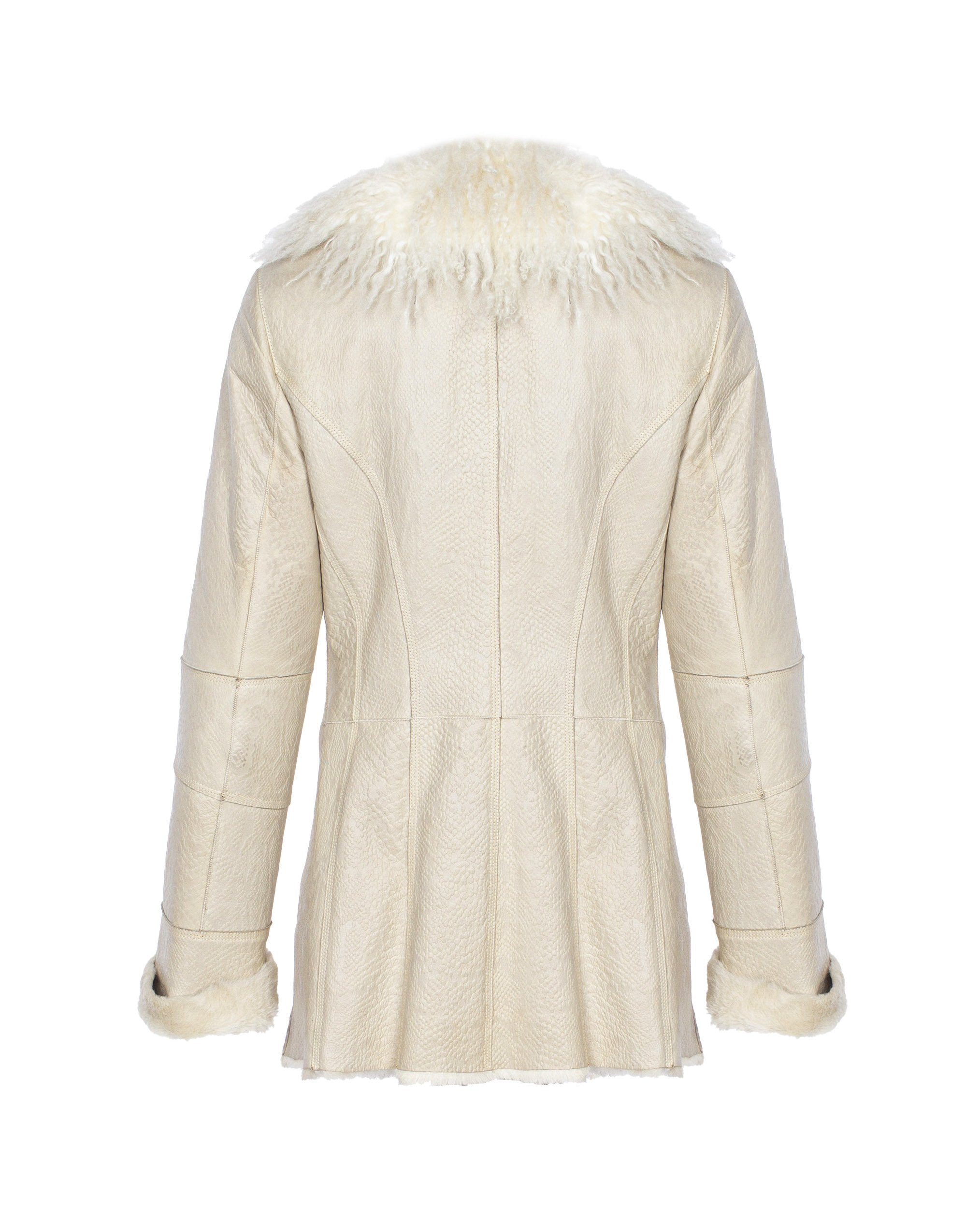 Beige Shearling Jacket