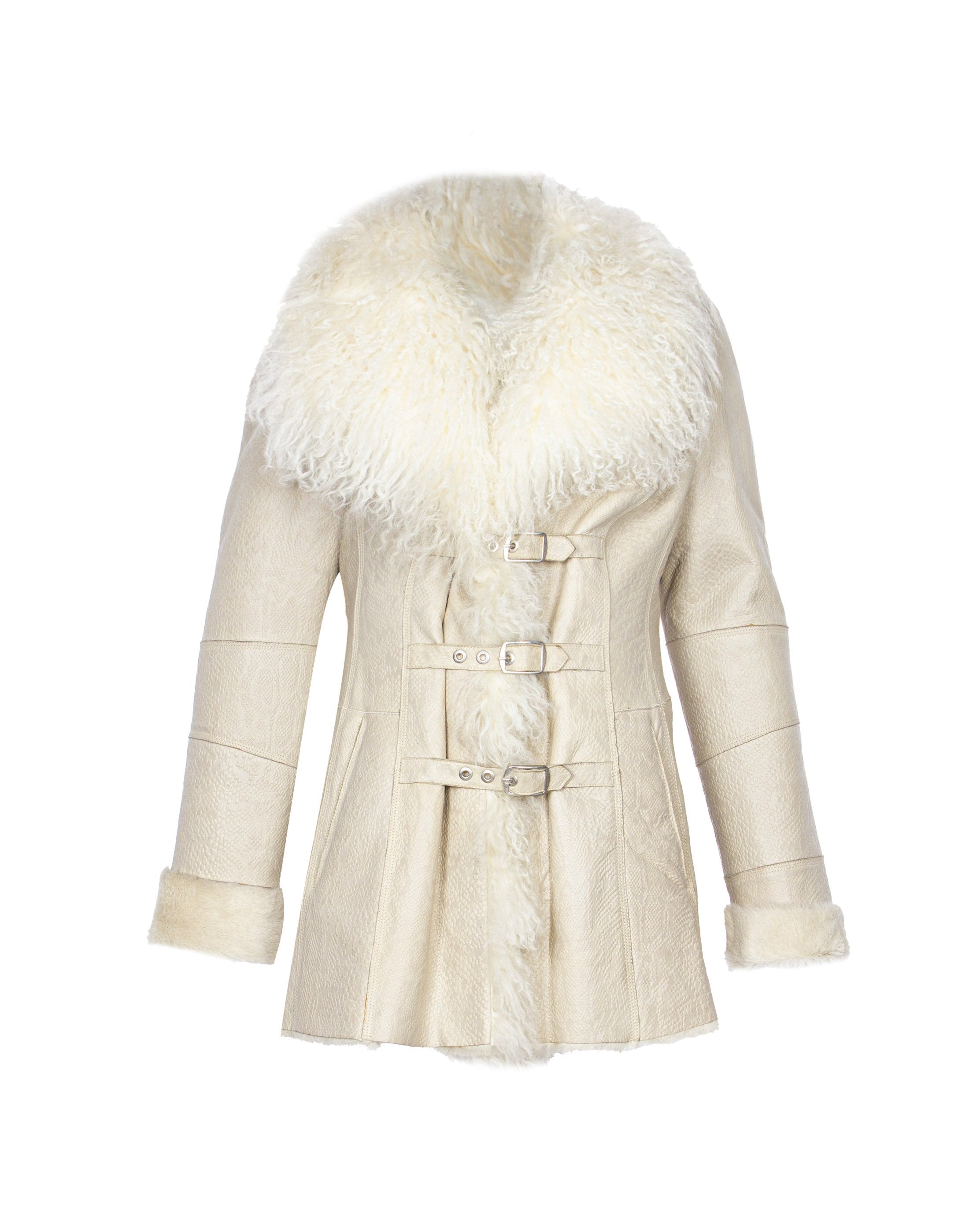Beige Shearling Jacket