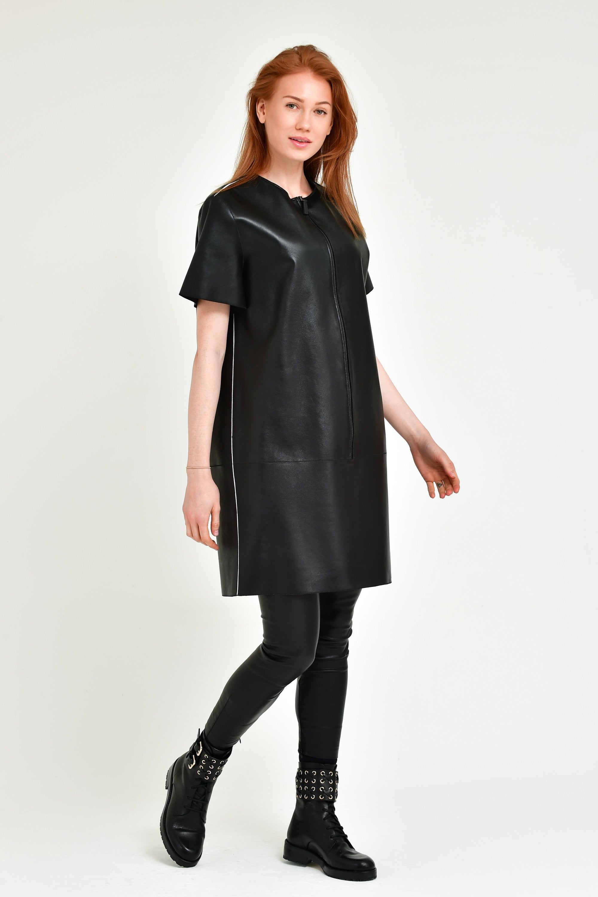 Black Leather Dress