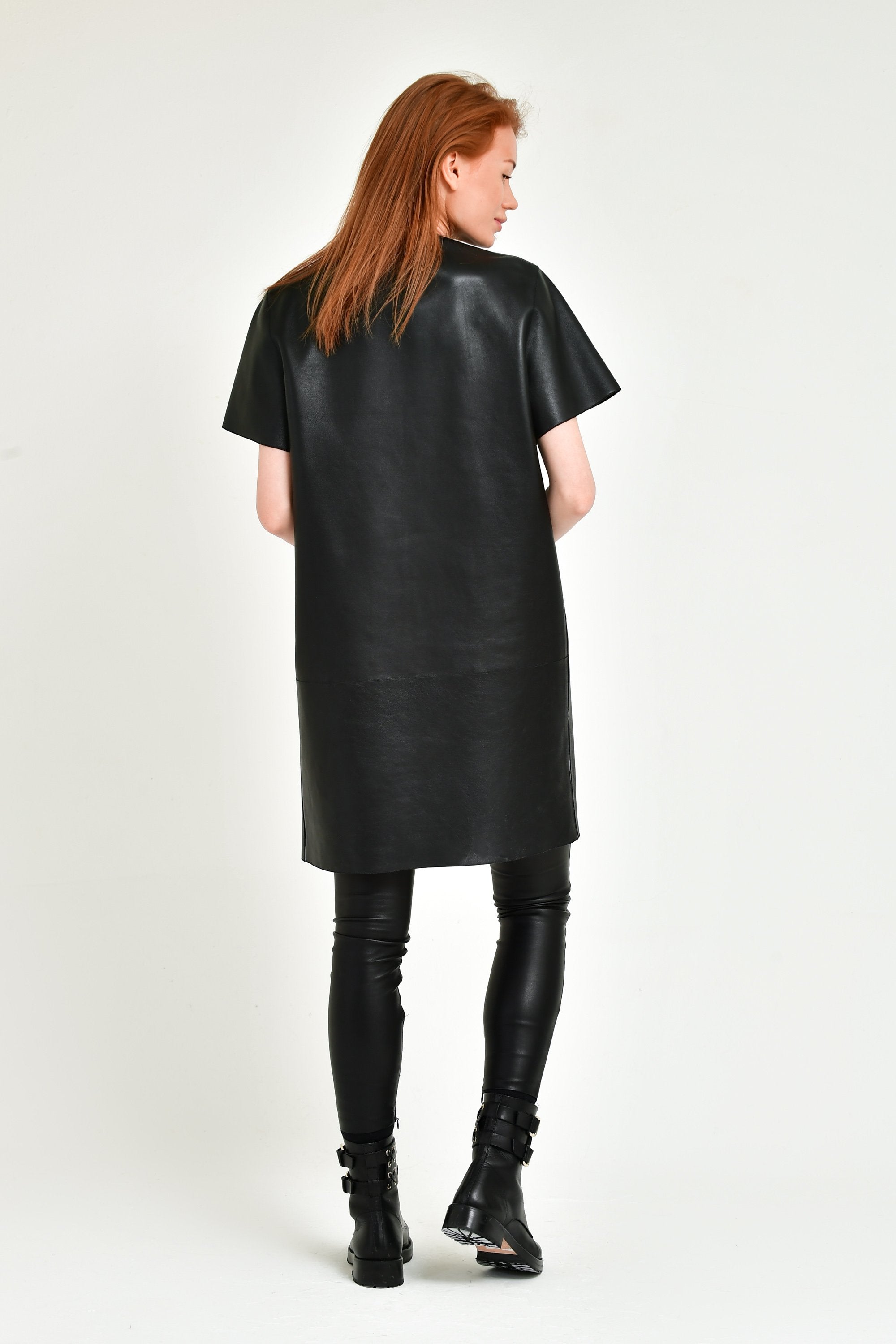 Black Leather Dress